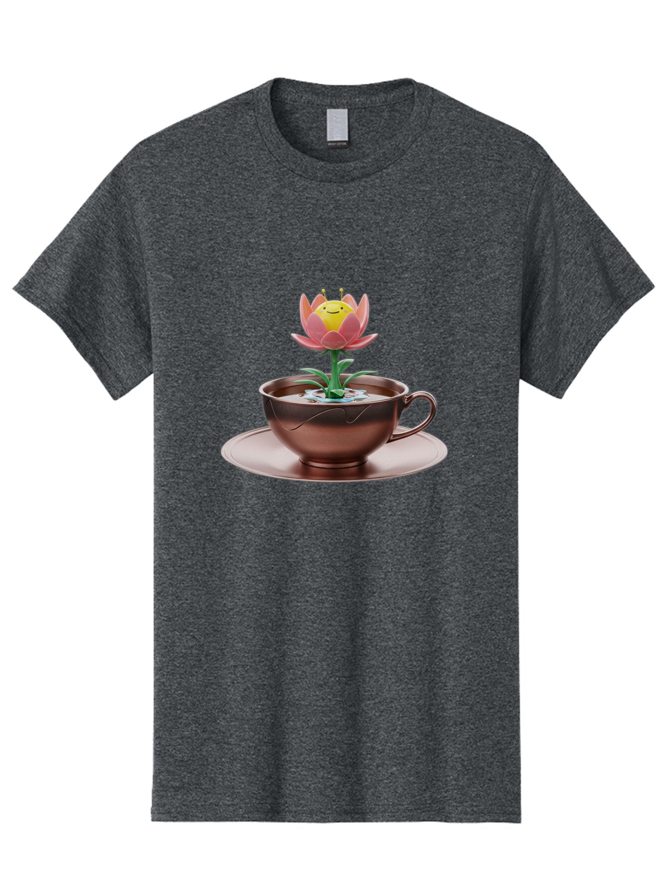 Cup-With-Flower Men'S Graphic Tee, 100% Cotton, Comfortable Casual Summer Wear, Machine Washable, Vintage Camera, Old Camera, Antique Camera, Black Camera, Classic Photography, Photography Equipment, Nostalgic Device, Film Camera, Camera Art Baq636 4