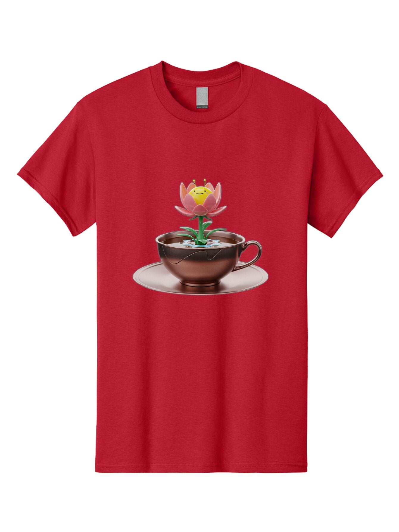Cup-With-Flower Men'S Graphic Tee, 100% Cotton, Comfortable Casual Summer Wear, Machine Washable, Vintage Camera, Old Camera, Antique Camera, Black Camera, Classic Photography, Photography Equipment, Nostalgic Device, Film Camera, Camera Art Baq636 3