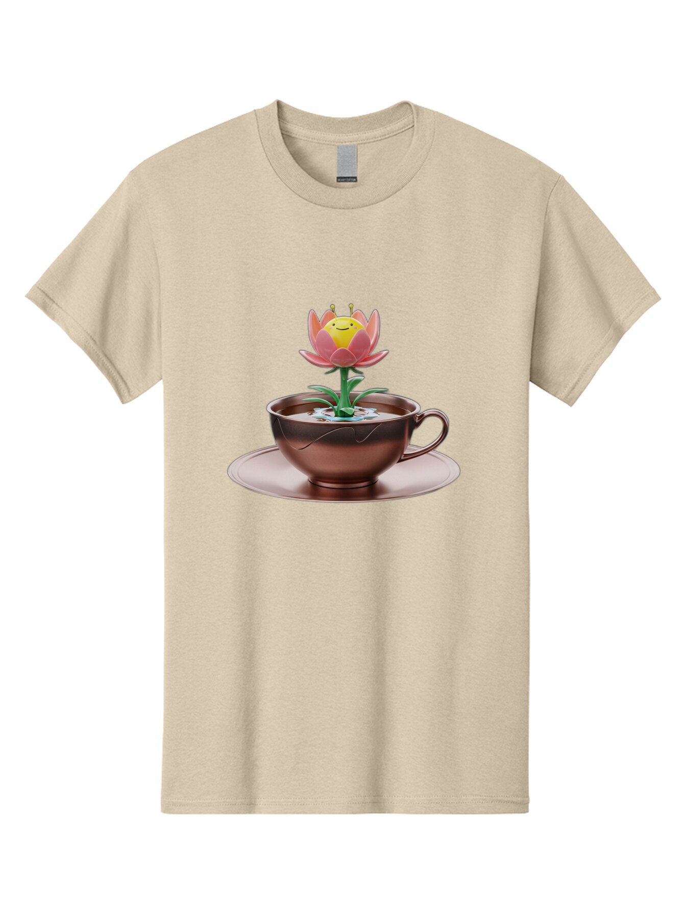 Cup-With-Flower Men'S Graphic Tee, 100% Cotton, Comfortable Casual Summer Wear, Machine Washable, Vintage Camera, Old Camera, Antique Camera, Black Camera, Classic Photography, Photography Equipment, Nostalgic Device, Film Camera, Camera Art Baq636