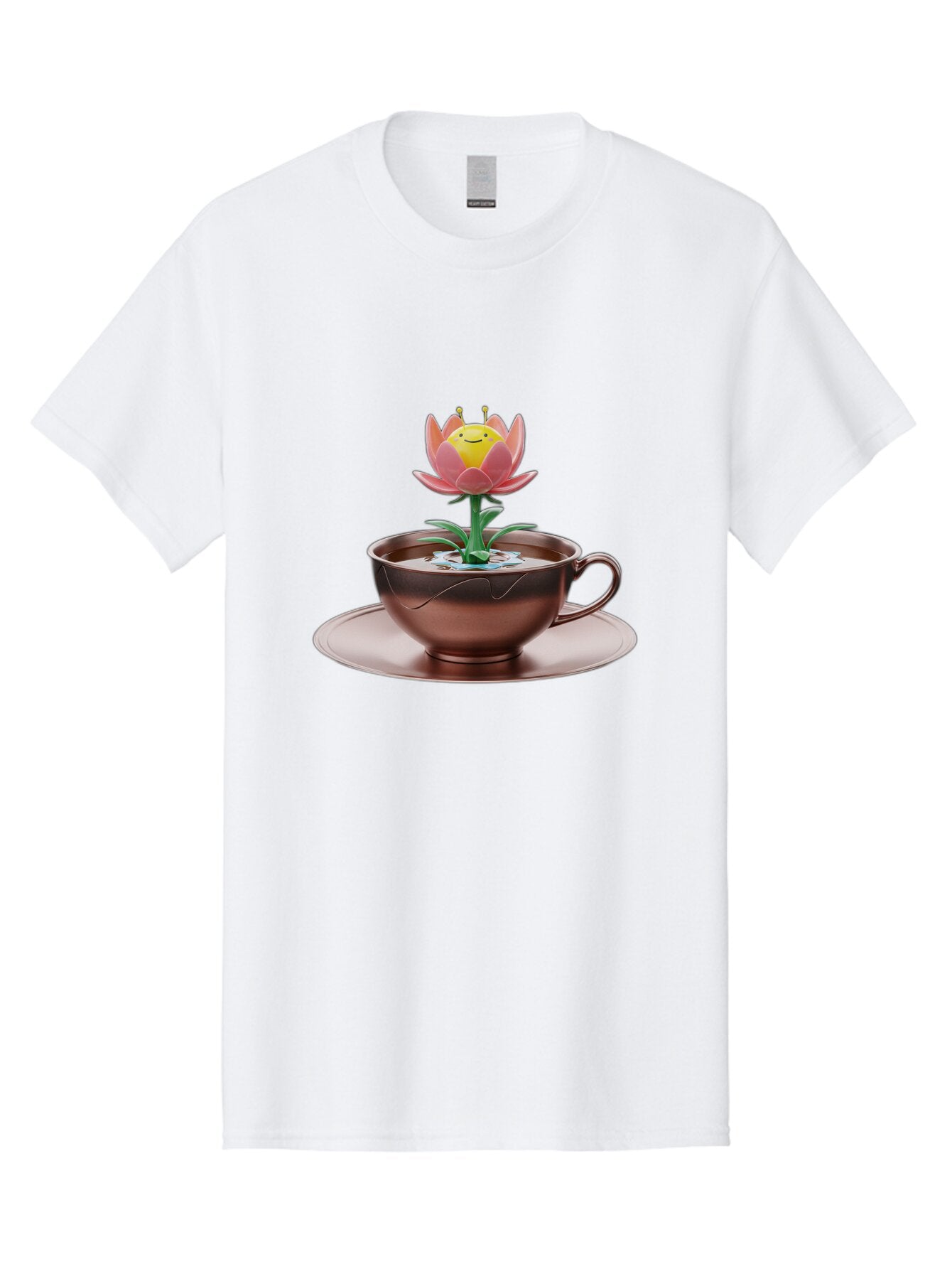 Cup-With-Flower Men'S Graphic Tee, 100% Cotton, Comfortable Casual Summer Wear, Machine Washable, Vintage Camera, Old Camera, Antique Camera, Black Camera, Classic Photography, Photography Equipment, Nostalgic Device, Film Camera, Camera Art Baq636 5