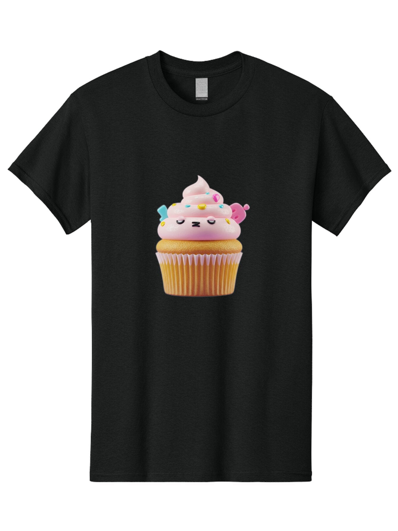 Cupcake-1 Men'S Graphic Tee, 100% Cotton, Comfortable Casual Summer Wear, Machine Washable, Vintage Camera, Old Camera, Antique Camera, Black Camera, Classic Photography, Photography Equipment, Nostalgic Device, Film Camera, Camera Art Baq637 9
