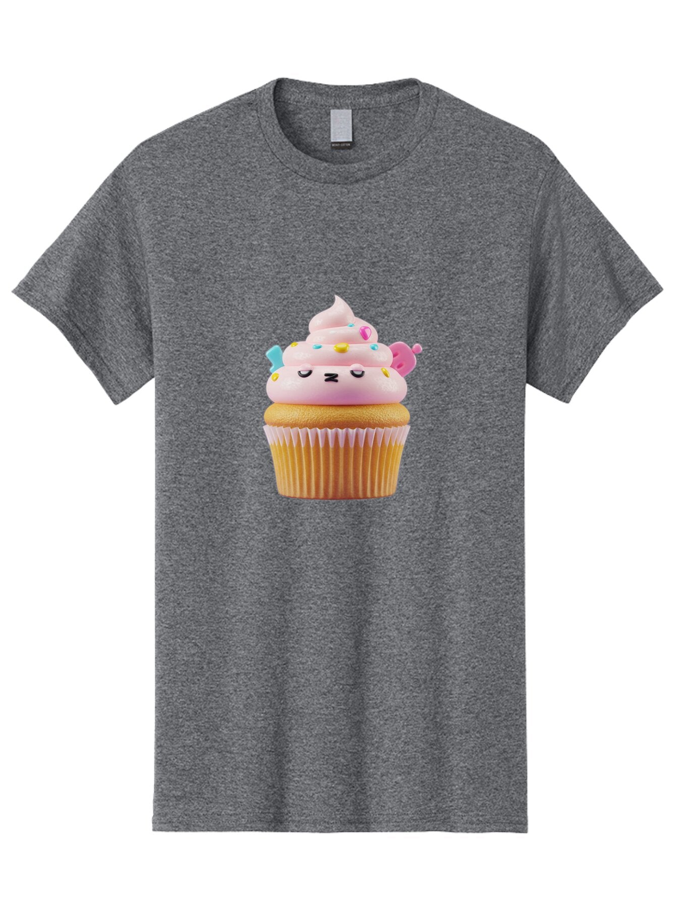 Cupcake-1 Men'S Graphic Tee, 100% Cotton, Comfortable Casual Summer Wear, Machine Washable, Vintage Camera, Old Camera, Antique Camera, Black Camera, Classic Photography, Photography Equipment, Nostalgic Device, Film Camera, Camera Art Baq637 12