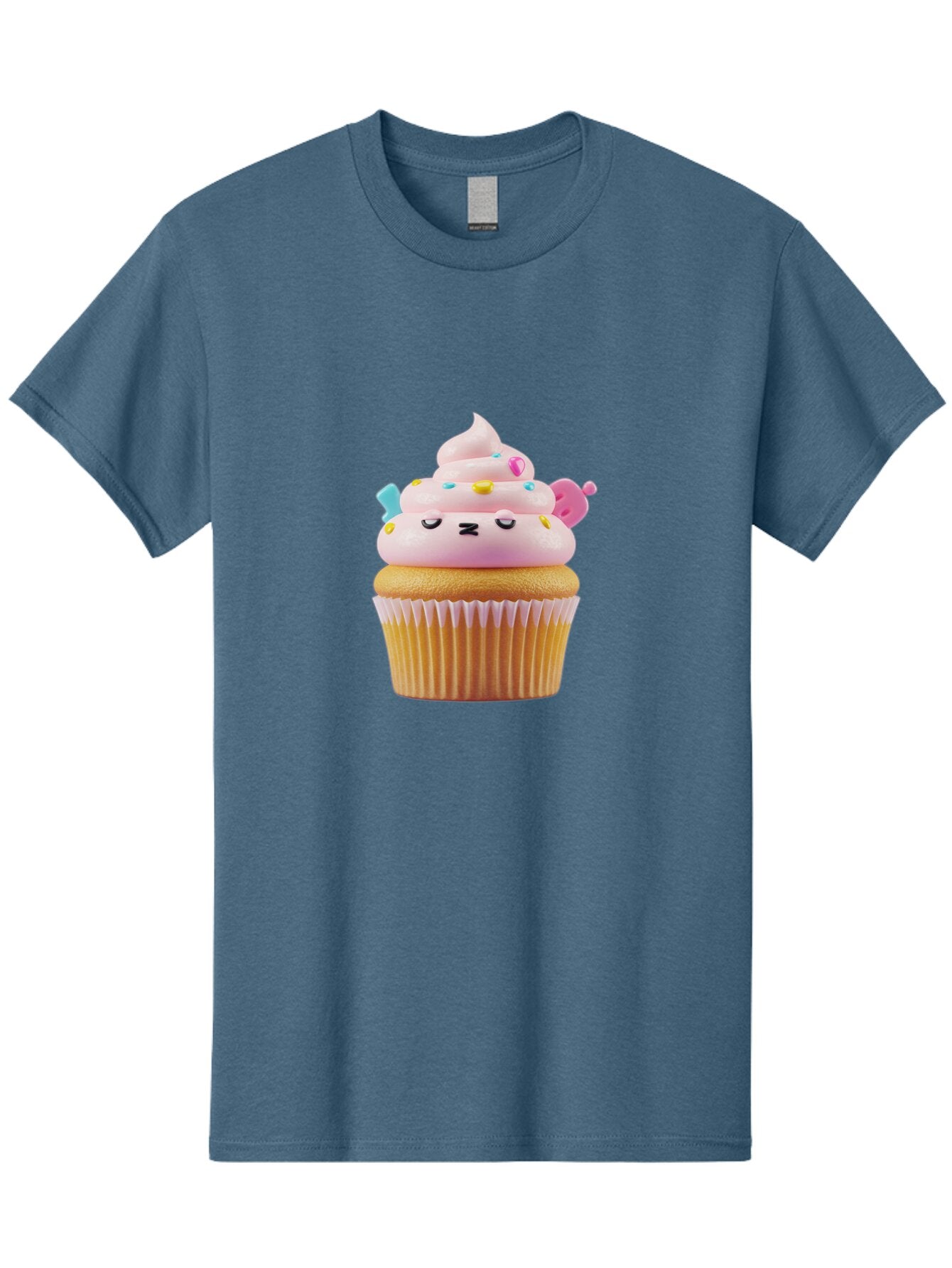 Cupcake-1 Men'S Graphic Tee, 100% Cotton, Comfortable Casual Summer Wear, Machine Washable, Vintage Camera, Old Camera, Antique Camera, Black Camera, Classic Photography, Photography Equipment, Nostalgic Device, Film Camera, Camera Art Baq637 2