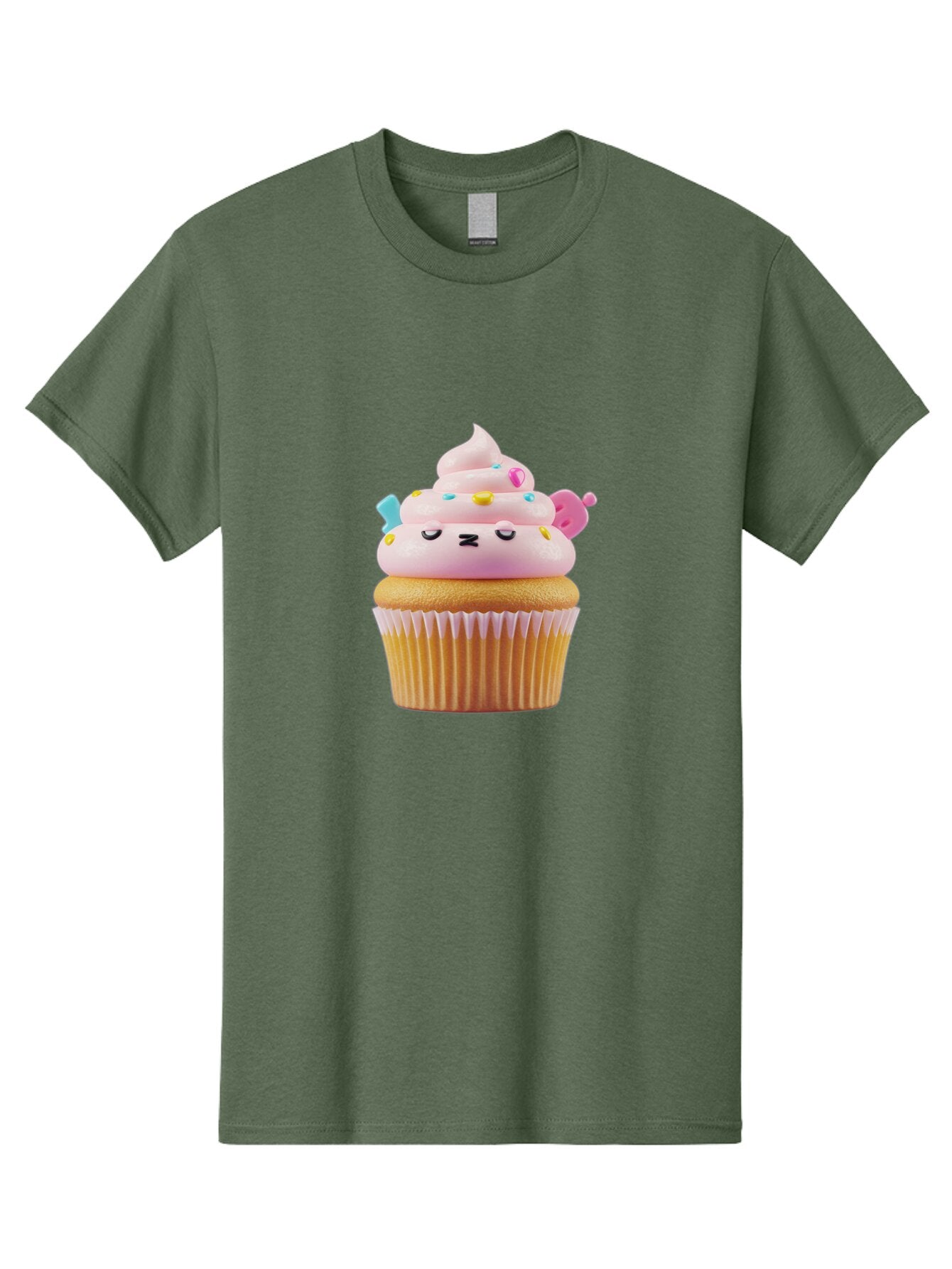 Cupcake-1 Men'S Graphic Tee, 100% Cotton, Comfortable Casual Summer Wear, Machine Washable, Vintage Camera, Old Camera, Antique Camera, Black Camera, Classic Photography, Photography Equipment, Nostalgic Device, Film Camera, Camera Art Baq637 4