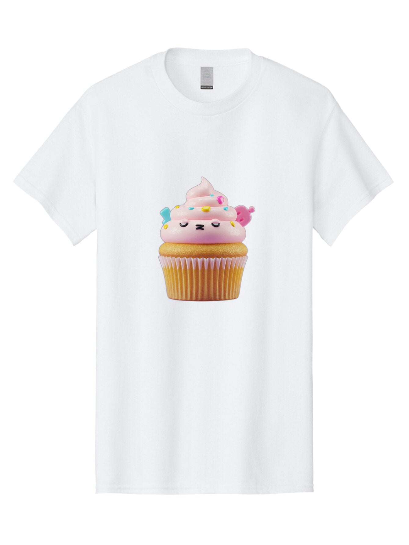 Cupcake-1 Men'S Graphic Tee, 100% Cotton, Comfortable Casual Summer Wear, Machine Washable, Vintage Camera, Old Camera, Antique Camera, Black Camera, Classic Photography, Photography Equipment, Nostalgic Device, Film Camera, Camera Art Baq637 3