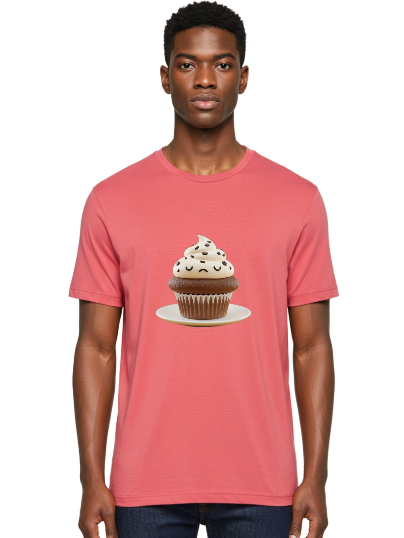 Cupcake-2 Men'S Graphic Tee, 100% Cotton, Comfortable Casual Summer Wear, Machine Washable, Vintage Camera, Old Camera, Antique Camera, Black Camera, Classic Photography, Photography Equipment, Nostalgic Device, Film Camera, Camera Art Baq638 17
