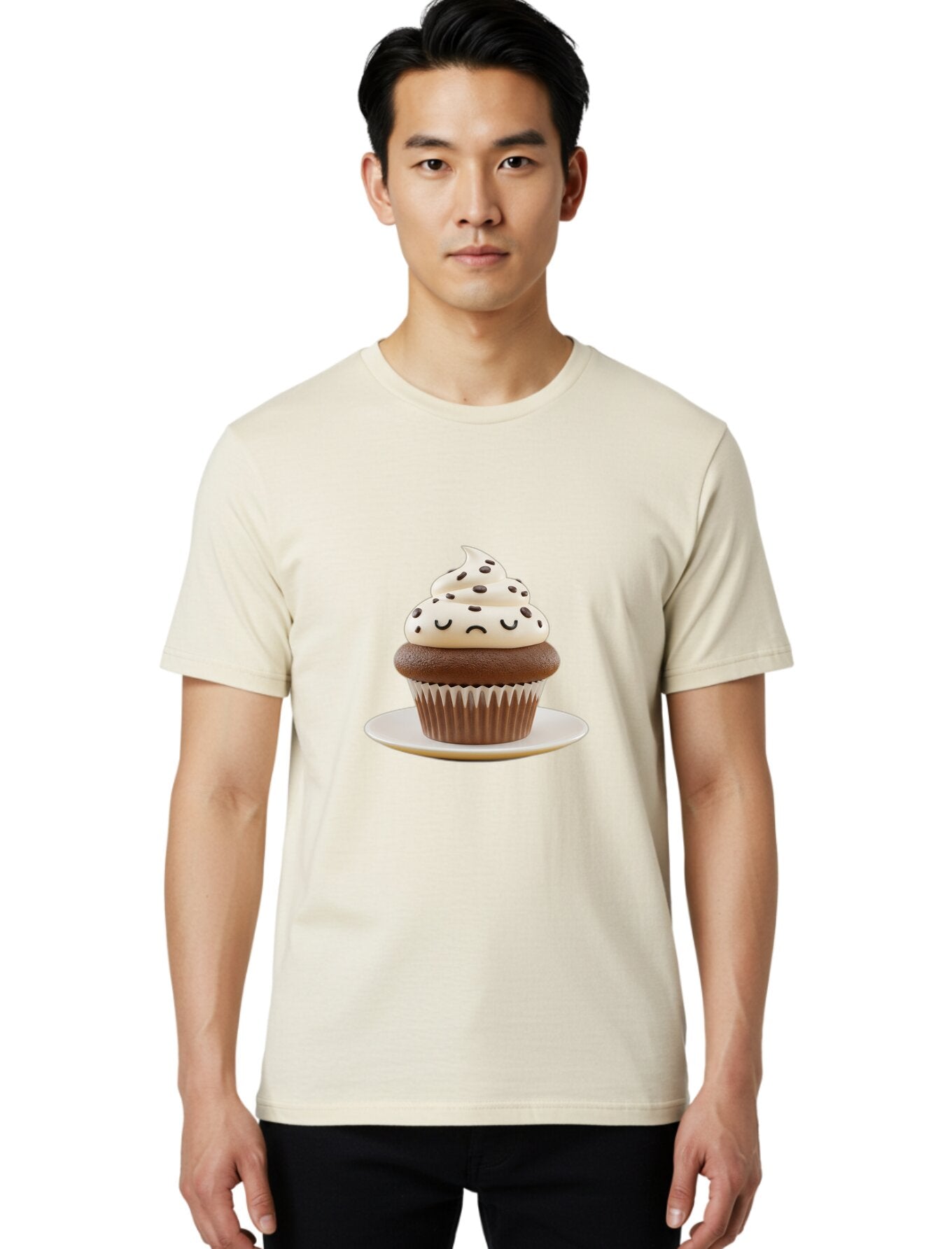 Cupcake-2 Men'S Graphic Tee, 100% Cotton, Comfortable Casual Summer Wear, Machine Washable, Vintage Camera, Old Camera, Antique Camera, Black Camera, Classic Photography, Photography Equipment, Nostalgic Device, Film Camera, Camera Art Baq638 19