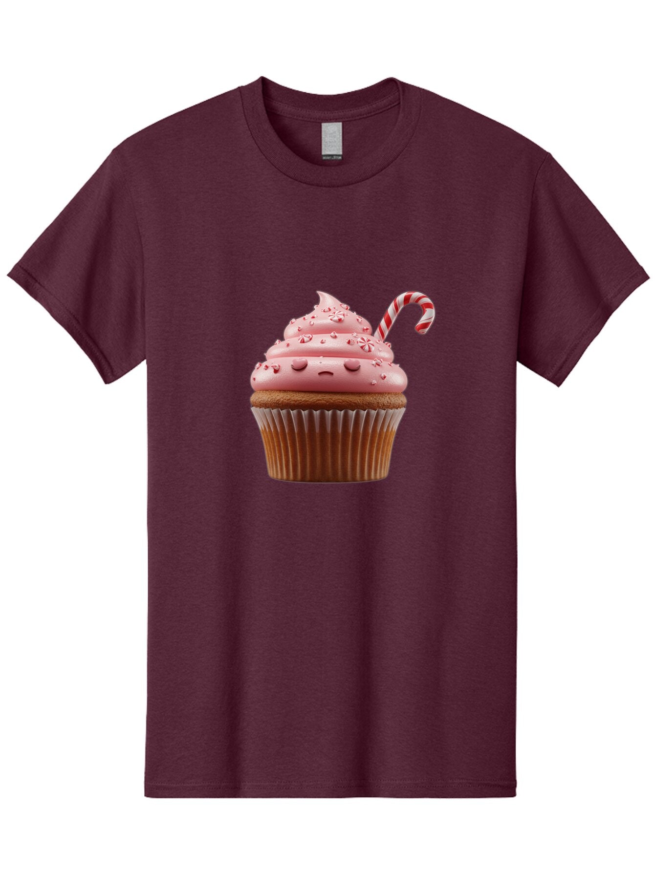 Cupcake-With-Candy-Cane Men'S Graphic Tee, 100% Cotton, Comfortable Casual Summer Wear, Machine Washable, Vintage Camera, Old Camera, Antique Camera, Black Camera, Classic Photography, Photography Equipment, Nostalgic Device, Film Camera, Baq639 1