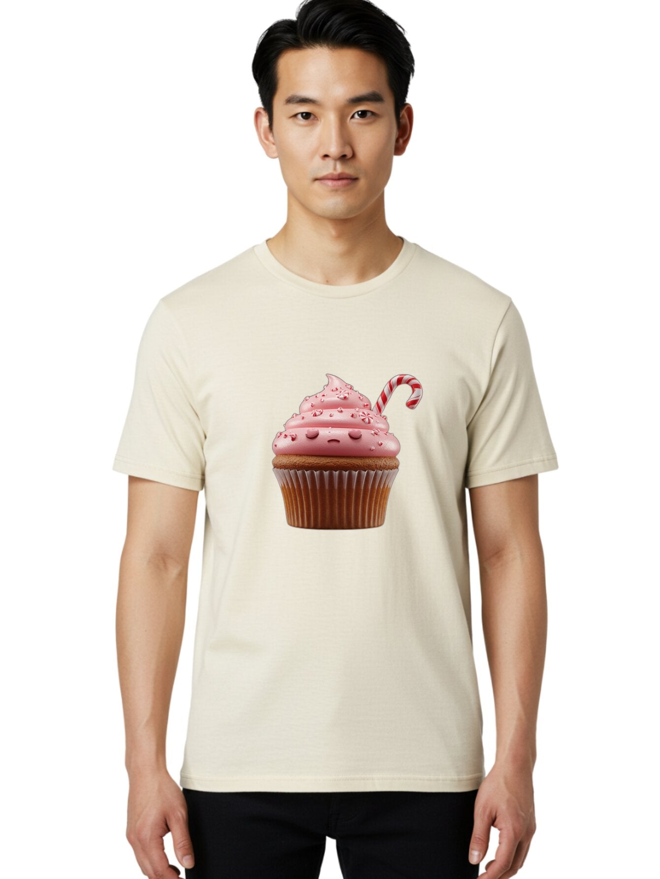 Cupcake-With-Candy-Cane Men'S Graphic Tee, 100% Cotton, Comfortable Casual Summer Wear, Machine Washable, Vintage Camera, Old Camera, Antique Camera, Black Camera, Classic Photography, Photography Equipment, Nostalgic Device, Film Camera, Baq639 26