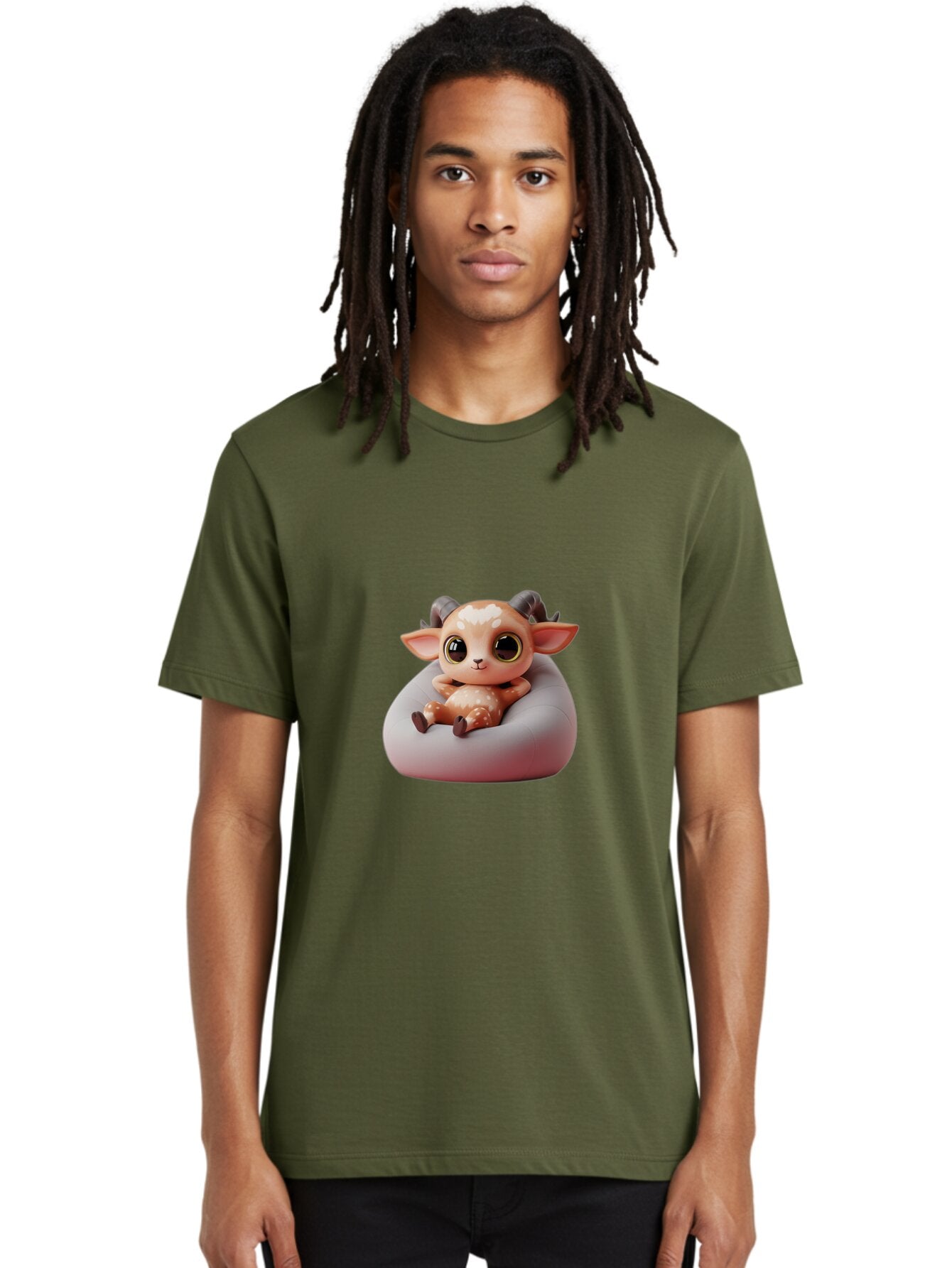 Cute-Goat-1 Men'S Graphic Tee, 100% Cotton, Comfortable Casual Summer Wear, Machine Washable, Vintage Camera, Old Camera, Antique Camera, Black Camera, Classic Photography, Photography Equipment, Nostalgic Device, Film Camera, Camera Art Baq644 24