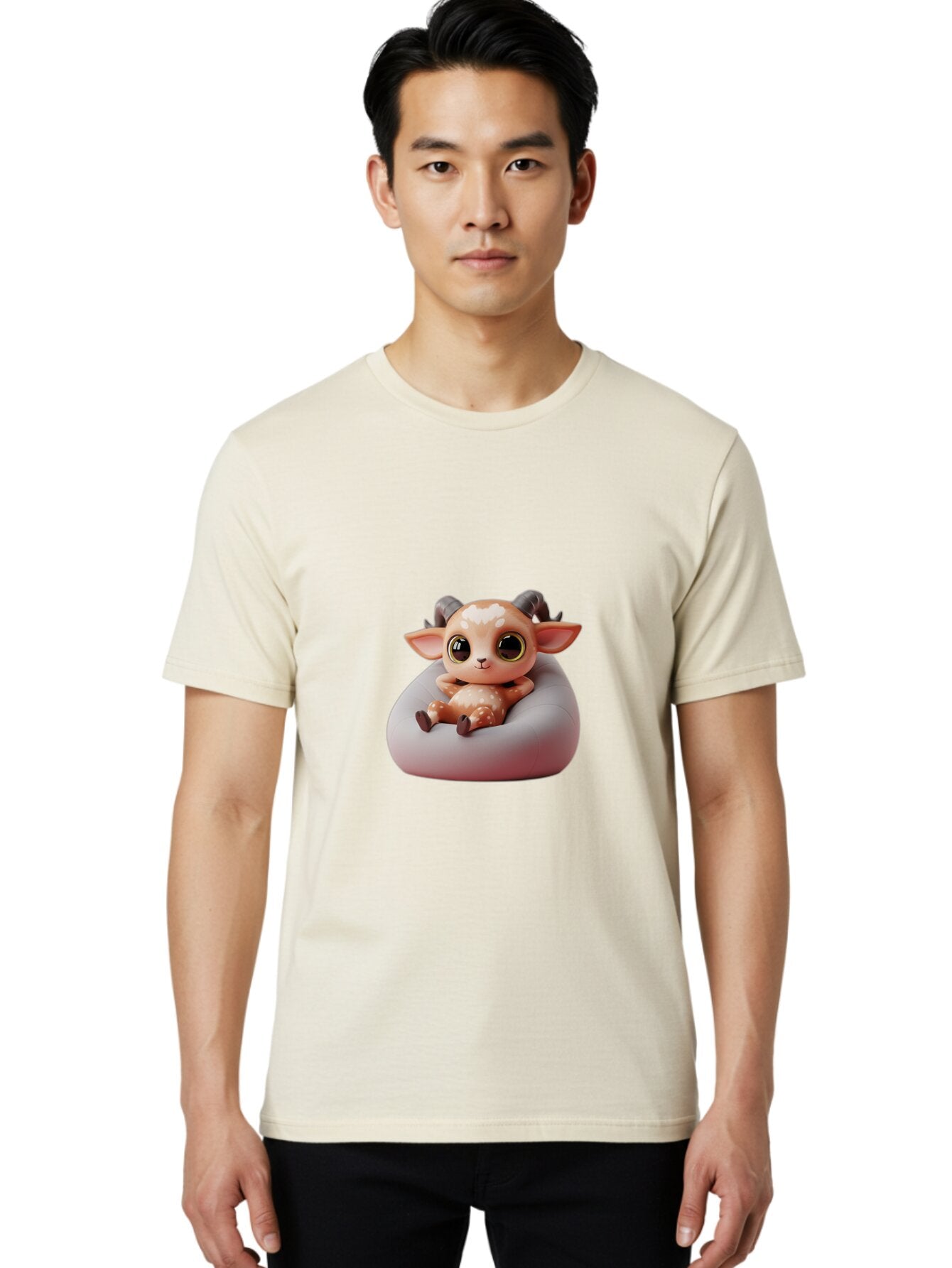 Cute-Goat-1 Men'S Graphic Tee, 100% Cotton, Comfortable Casual Summer Wear, Machine Washable, Vintage Camera, Old Camera, Antique Camera, Black Camera, Classic Photography, Photography Equipment, Nostalgic Device, Film Camera, Camera Art Baq644 30