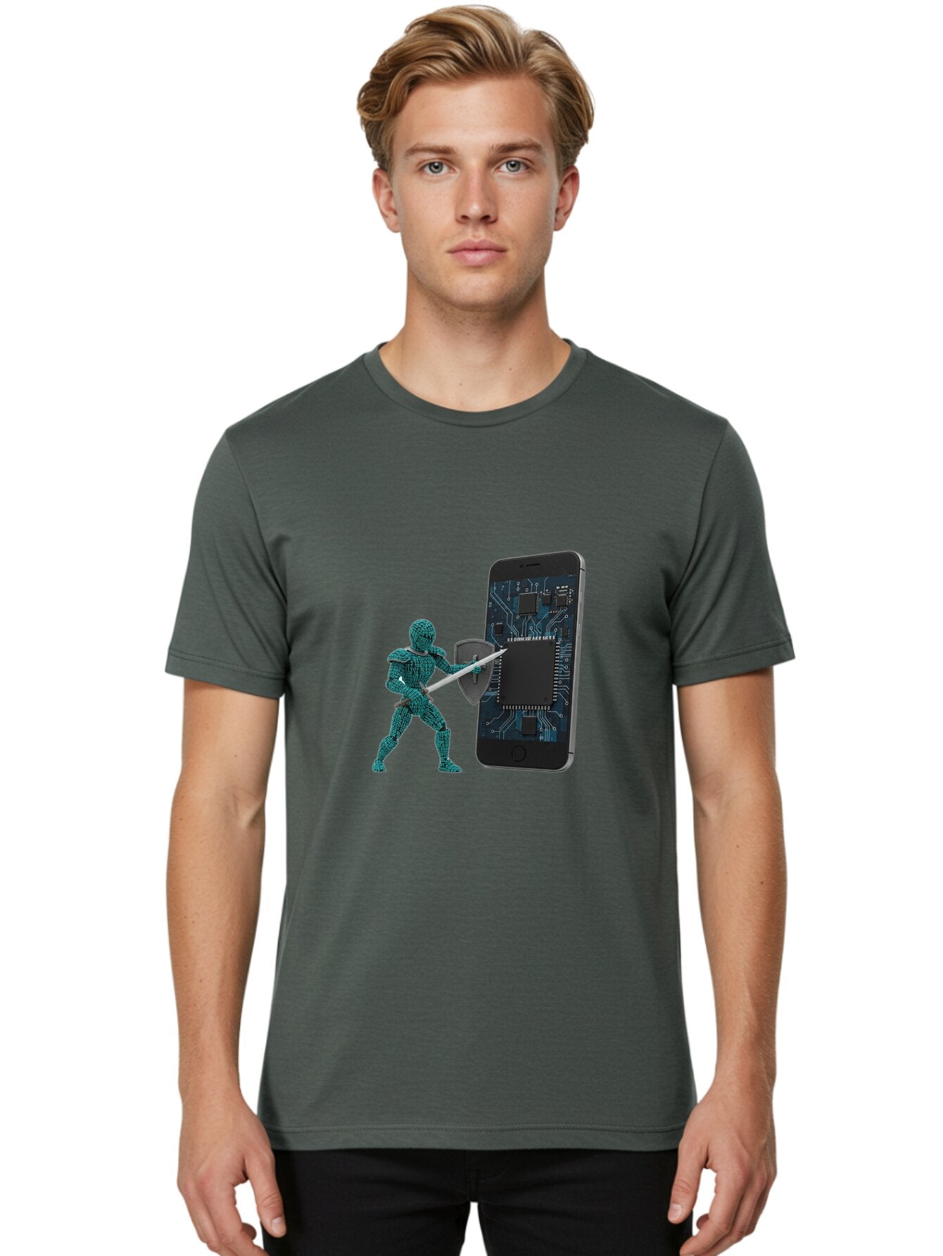Cyber-Knight Men'S Graphic Tee, 100% Cotton, Comfortable Casual Summer Wear, Machine Washable, Vintage Camera, Old Camera, Antique Camera, Black Camera, Classic Photography, Photography Equipment, Nostalgic Device, Film Camera, Camera Art Baq650 27