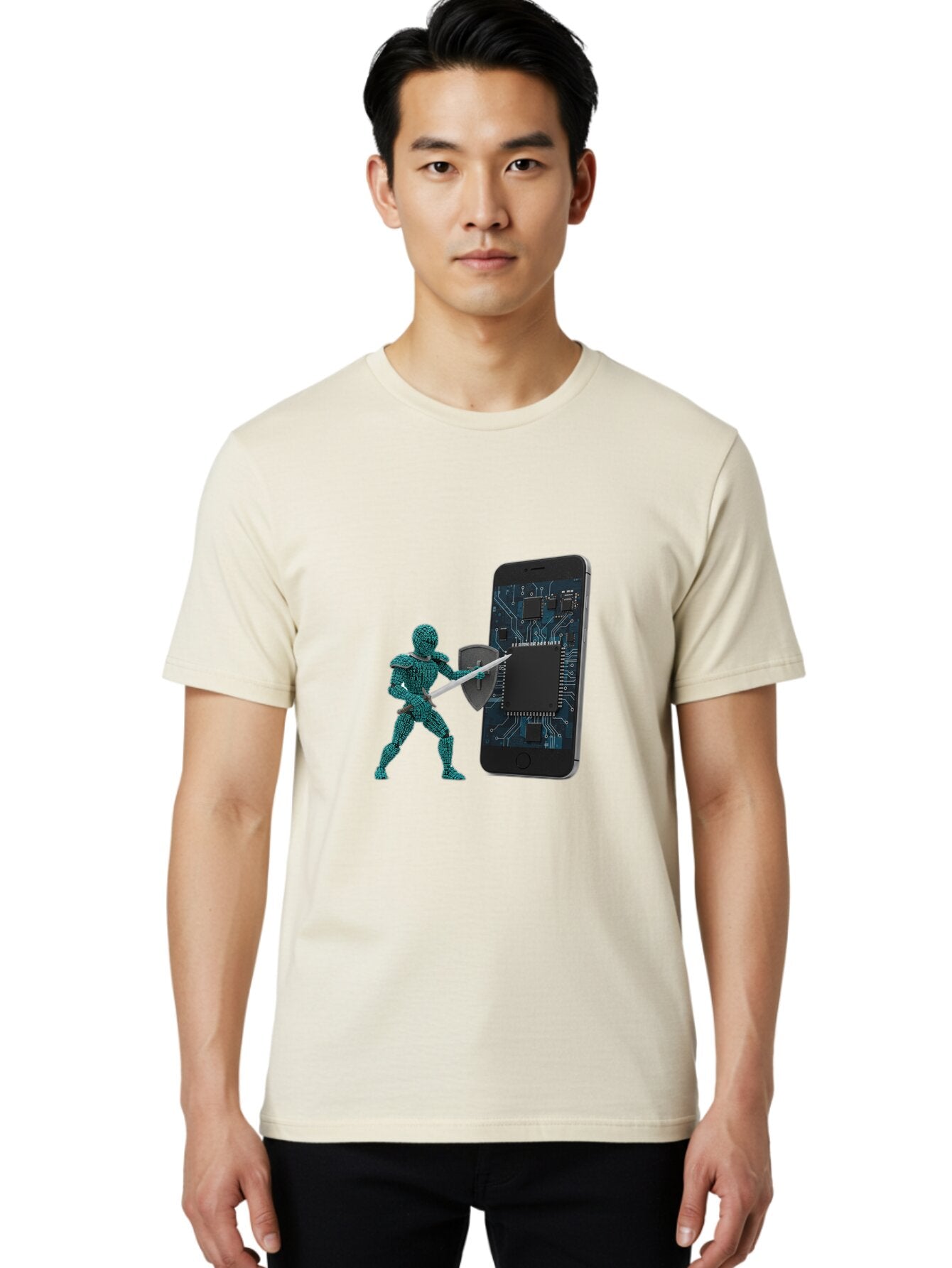 Cyber-Knight Men'S Graphic Tee, 100% Cotton, Comfortable Casual Summer Wear, Machine Washable, Vintage Camera, Old Camera, Antique Camera, Black Camera, Classic Photography, Photography Equipment, Nostalgic Device, Film Camera, Camera Art Baq650 28