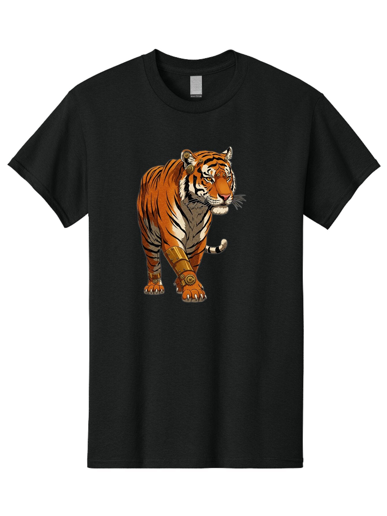 Cyber-Tiger Men'S Graphic Tee, 100% Cotton, Comfortable Casual Summer Wear, Machine Washable, Vintage Camera, Old Camera, Antique Camera, Black Camera, Classic Photography, Photography Equipment, Nostalgic Device, Film Camera, Camera Art Baq651 5