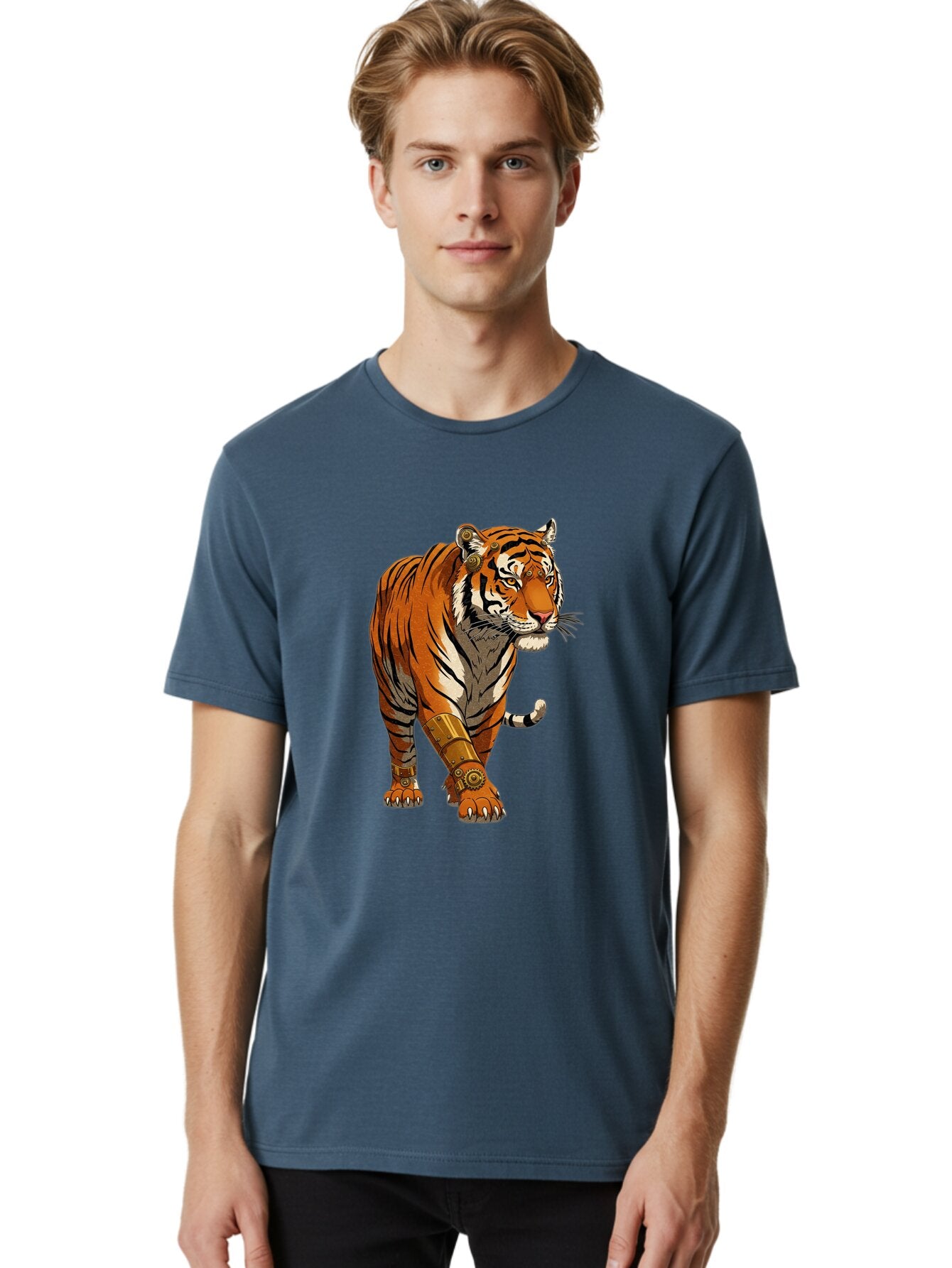 Cyber-Tiger Men'S Graphic Tee, 100% Cotton, Comfortable Casual Summer Wear, Machine Washable, Vintage Camera, Old Camera, Antique Camera, Black Camera, Classic Photography, Photography Equipment, Nostalgic Device, Film Camera, Camera Art Baq651 24