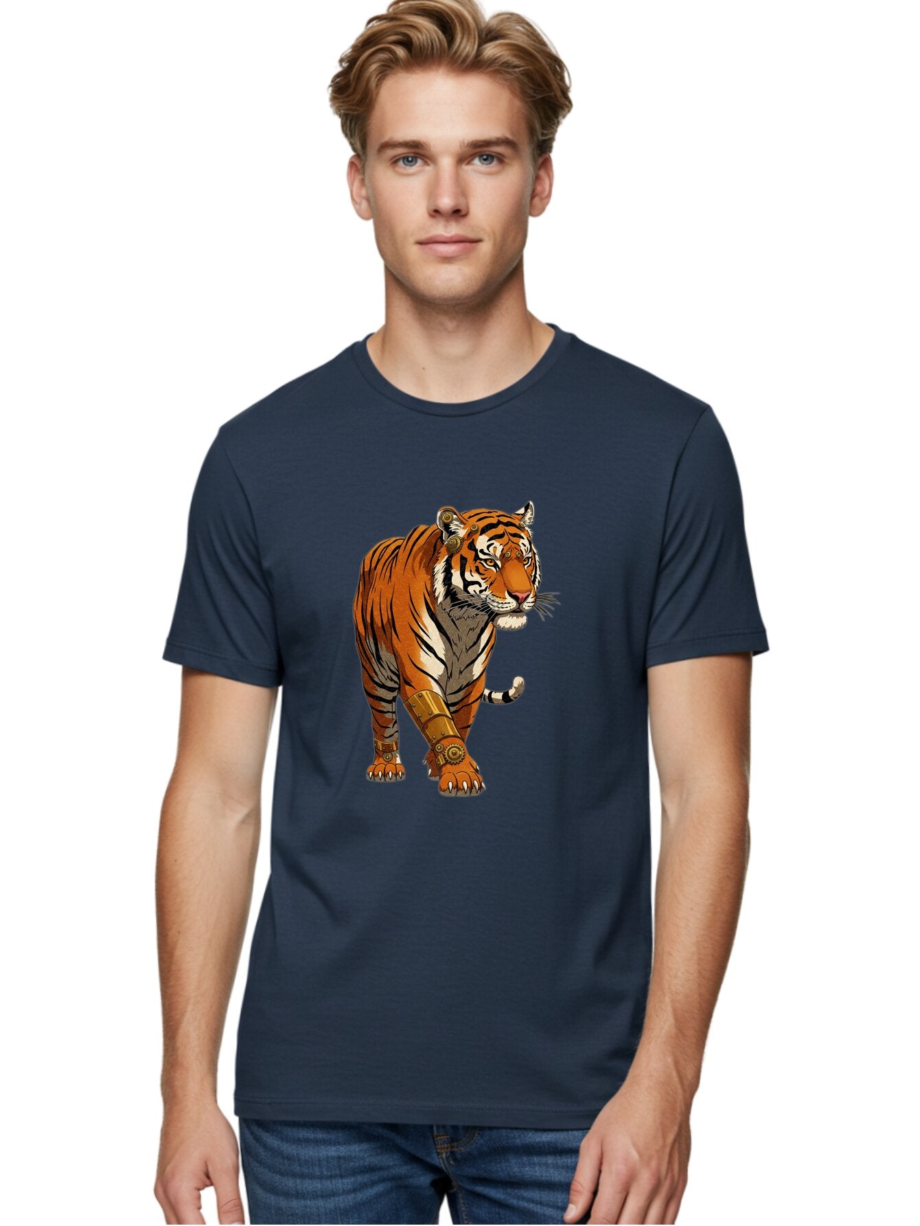 Cyber-Tiger Men'S Graphic Tee, 100% Cotton, Comfortable Casual Summer Wear, Machine Washable, Vintage Camera, Old Camera, Antique Camera, Black Camera, Classic Photography, Photography Equipment, Nostalgic Device, Film Camera, Camera Art Baq651 21