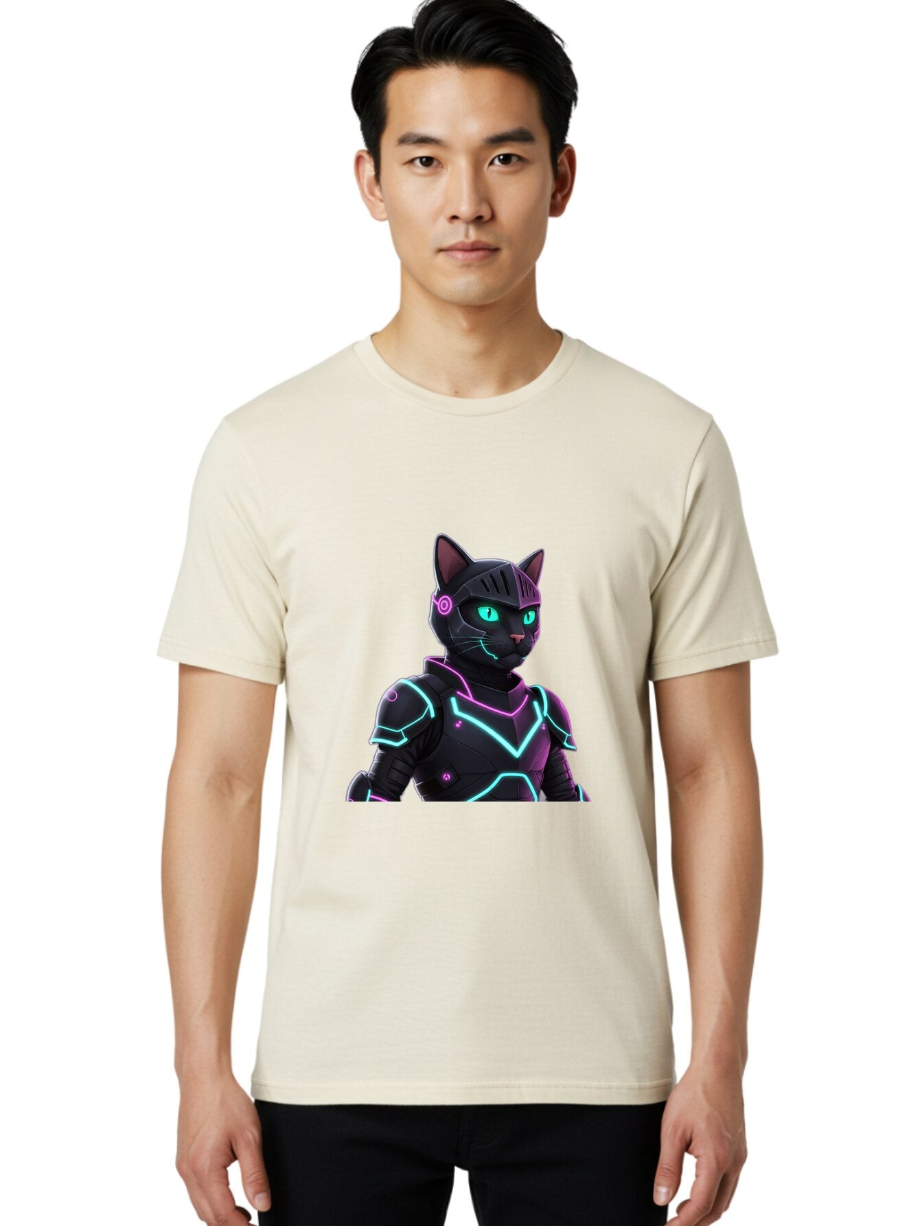 Cybernetic-Cat Men'S Graphic Tee, 100% Cotton, Comfortable Casual Summer Wear, Machine Washable, Vintage Camera, Old Camera, Antique Camera, Black Camera, Classic Photography, Photography Equipment, Nostalgic Device, Film Camera, Camera Art Baq652 23