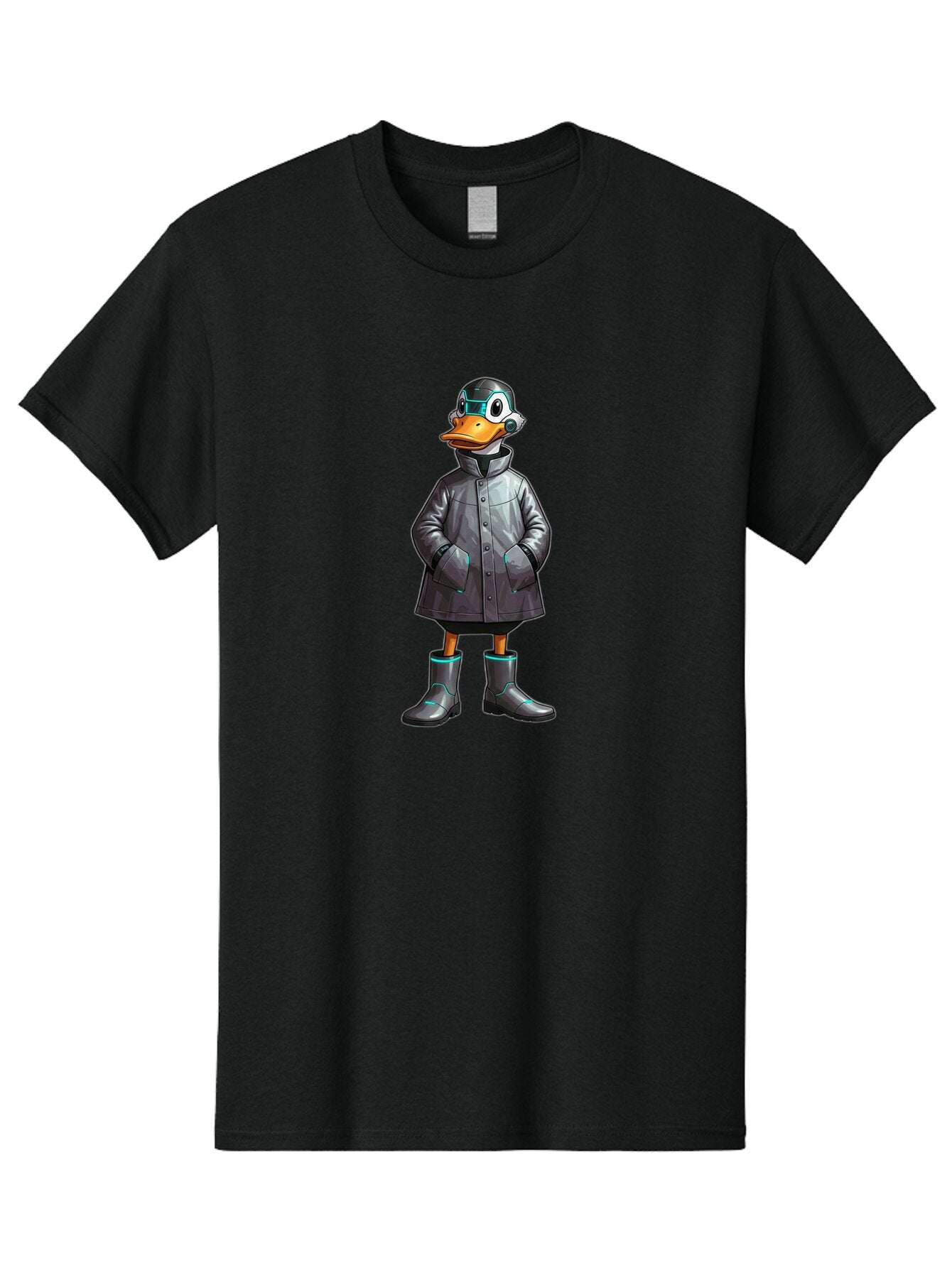 Cyberpunk-Duck Men'S Graphic Tee, 100% Cotton, Comfortable Casual Summer Wear, Machine Washable, Vintage Camera, Old Camera, Antique Camera, Black Camera, Classic Photography, Photography Equipment, Nostalgic Device, Film Camera, Camera Art Baq653 9