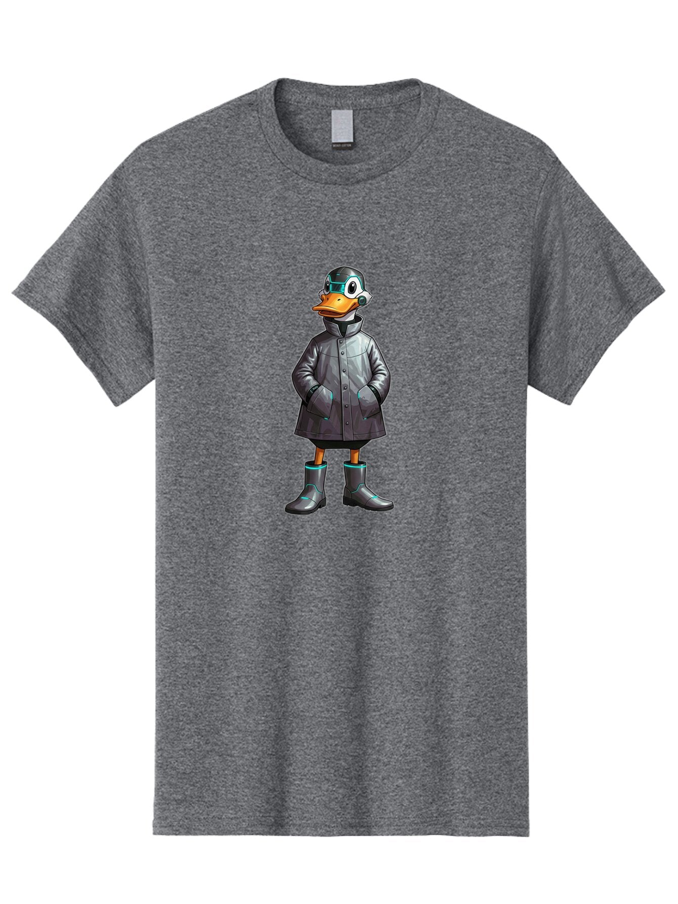 Cyberpunk-Duck Men'S Graphic Tee, 100% Cotton, Comfortable Casual Summer Wear, Machine Washable, Vintage Camera, Old Camera, Antique Camera, Black Camera, Classic Photography, Photography Equipment, Nostalgic Device, Film Camera, Camera Art Baq653 4