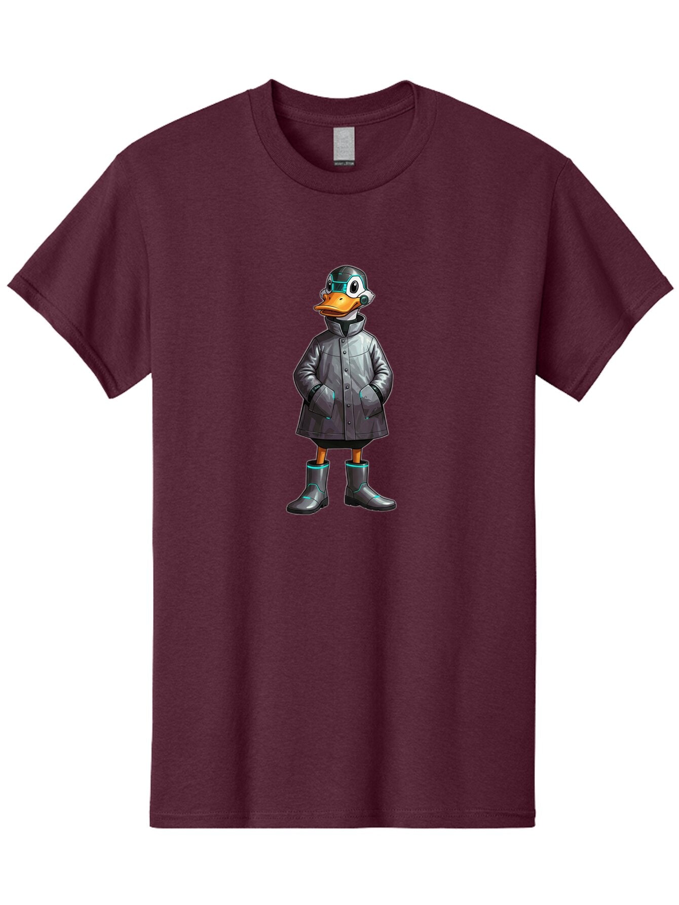 Cyberpunk-Duck Men'S Graphic Tee, 100% Cotton, Comfortable Casual Summer Wear, Machine Washable, Vintage Camera, Old Camera, Antique Camera, Black Camera, Classic Photography, Photography Equipment, Nostalgic Device, Film Camera, Camera Art Baq653 15