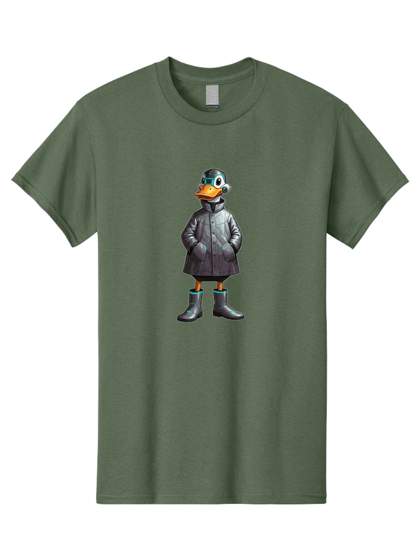 Cyberpunk-Duck Men'S Graphic Tee, 100% Cotton, Comfortable Casual Summer Wear, Machine Washable, Vintage Camera, Old Camera, Antique Camera, Black Camera, Classic Photography, Photography Equipment, Nostalgic Device, Film Camera, Camera Art Baq653 2