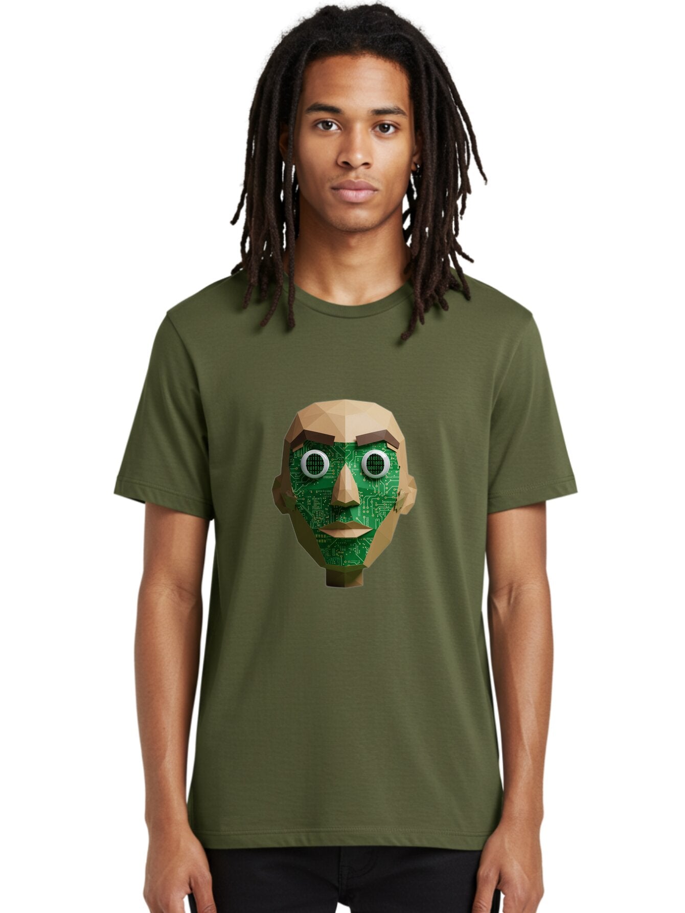 Cyborg-Head Men'S Graphic Tee, 100% Cotton, Comfortable Casual Summer Wear, Machine Washable, Vintage Camera, Old Camera, Antique Camera, Black Camera, Classic Photography, Photography Equipment, Nostalgic Device, Film Camera, Camera Art Baq655 25