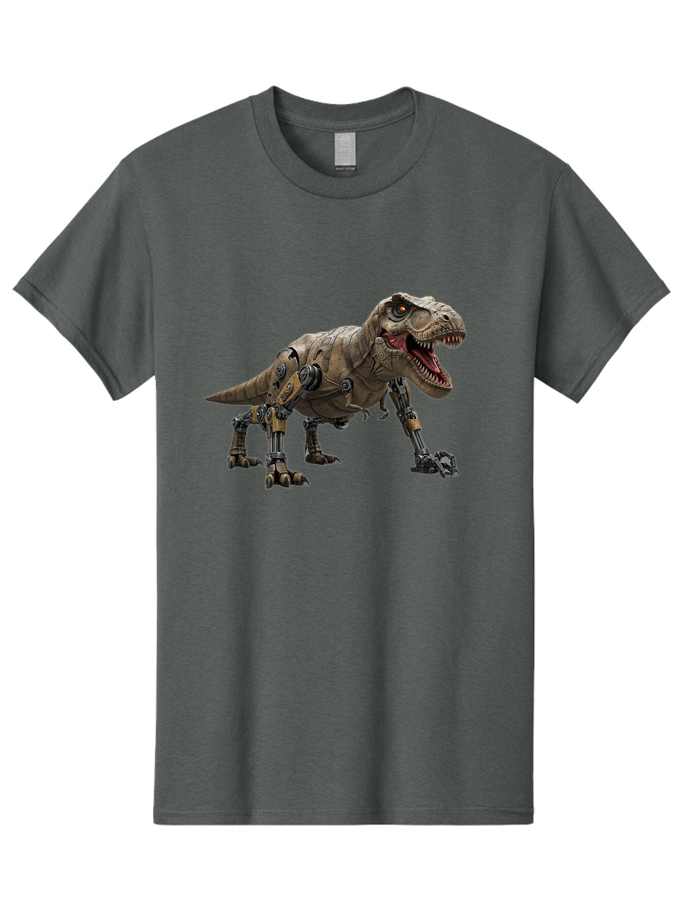 Cyborg-T-Rex Men'S Graphic Tee, 100% Cotton, Comfortable Casual Summer Wear, Machine Washable, Vintage Camera, Old Camera, Antique Camera, Black Camera, Classic Photography, Photography Equipment, Nostalgic Device, Film Camera, Camera Art Baq656 8