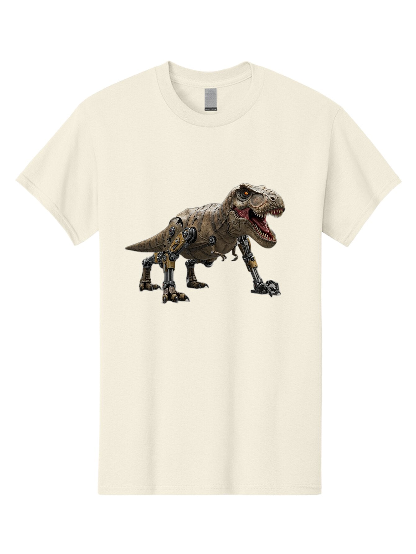 Cyborg-T-Rex Men'S Graphic Tee, 100% Cotton, Comfortable Casual Summer Wear, Machine Washable, Vintage Camera, Old Camera, Antique Camera, Black Camera, Classic Photography, Photography Equipment, Nostalgic Device, Film Camera, Camera Art Baq656 6