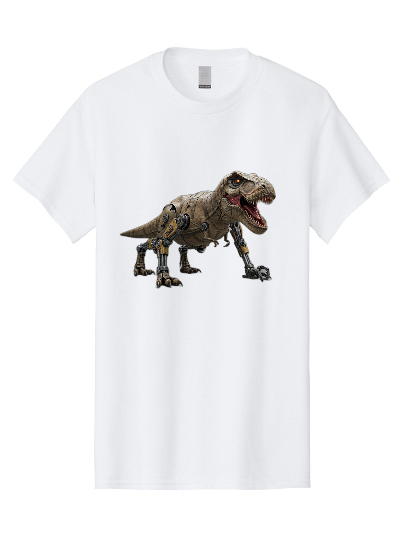 Cyborg-T-Rex Men'S Graphic Tee, 100% Cotton, Comfortable Casual Summer Wear, Machine Washable, Vintage Camera, Old Camera, Antique Camera, Black Camera, Classic Photography, Photography Equipment, Nostalgic Device, Film Camera, Camera Art Baq656 12
