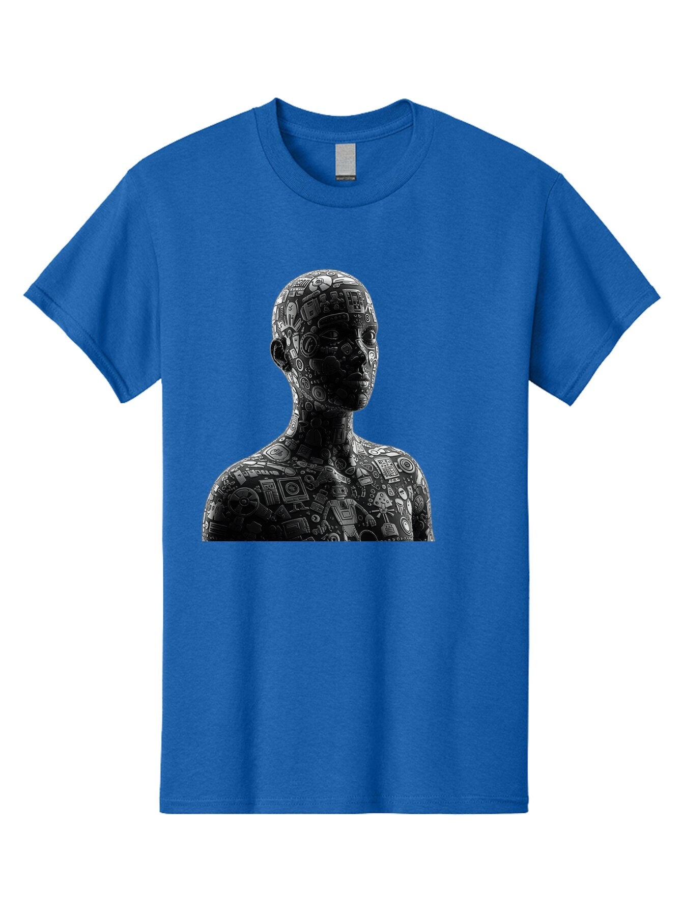 Cyborg Men'S Graphic Tee, 100% Cotton, Comfortable Casual Summer Wear, Machine Washable, Vintage Camera, Old Camera, Antique Camera, Black Camera, Classic Photography, Photography Equipment, Nostalgic Device, Film Camera, Camera Art Baq657 10