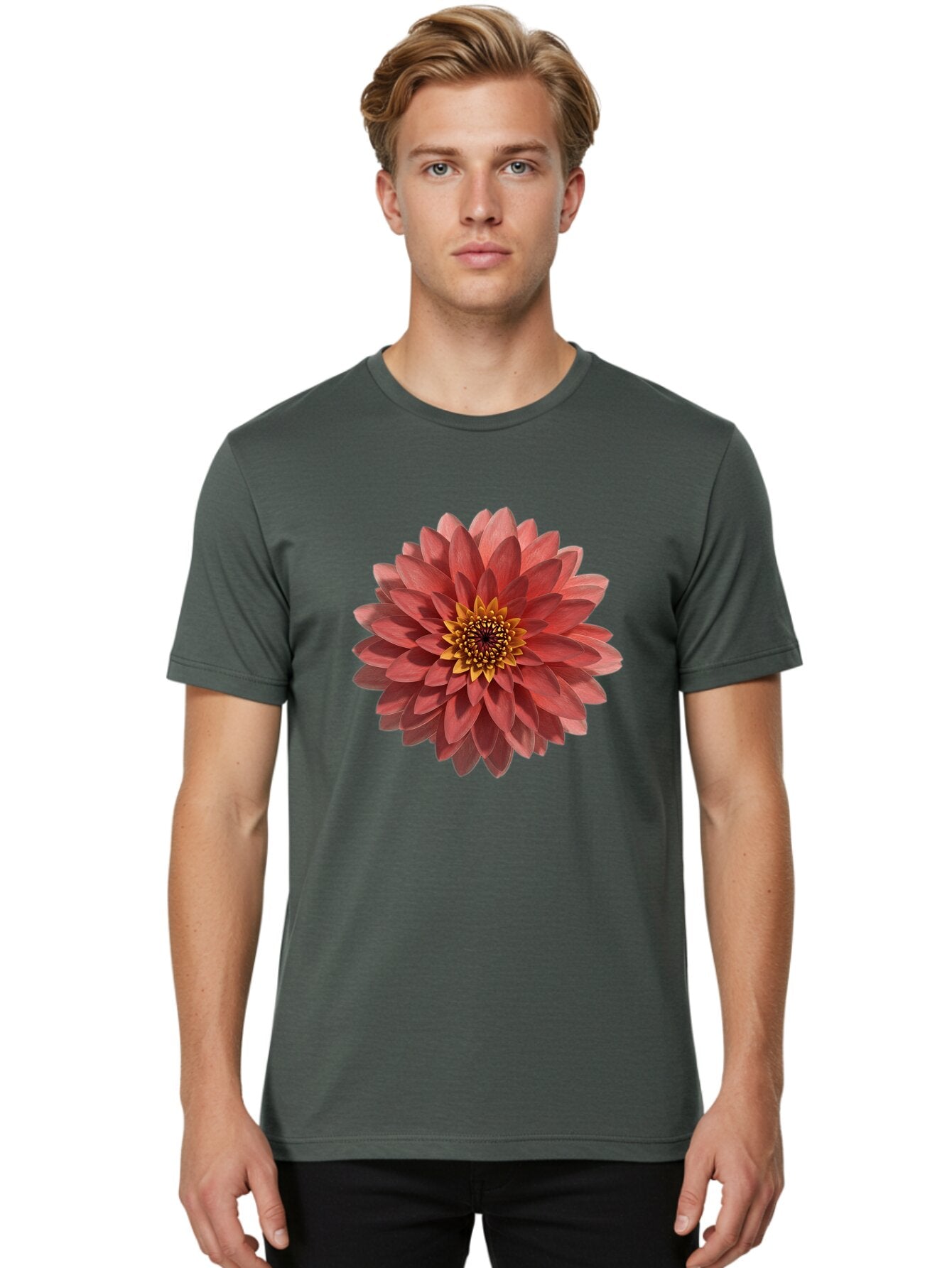 Dahlia Men'S Graphic Tee, 100% Cotton, Comfortable Casual Summer Wear, Machine Washable, Vintage Camera, Old Camera, Antique Camera, Black Camera, Classic Photography, Photography Equipment, Nostalgic Device, Film Camera, Camera Art Baq661 18