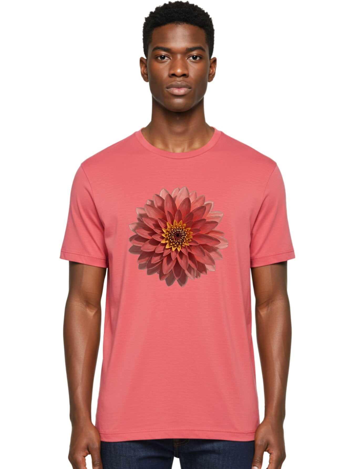 Dahlia Men'S Graphic Tee, 100% Cotton, Comfortable Casual Summer Wear, Machine Washable, Vintage Camera, Old Camera, Antique Camera, Black Camera, Classic Photography, Photography Equipment, Nostalgic Device, Film Camera, Camera Art Baq661 29