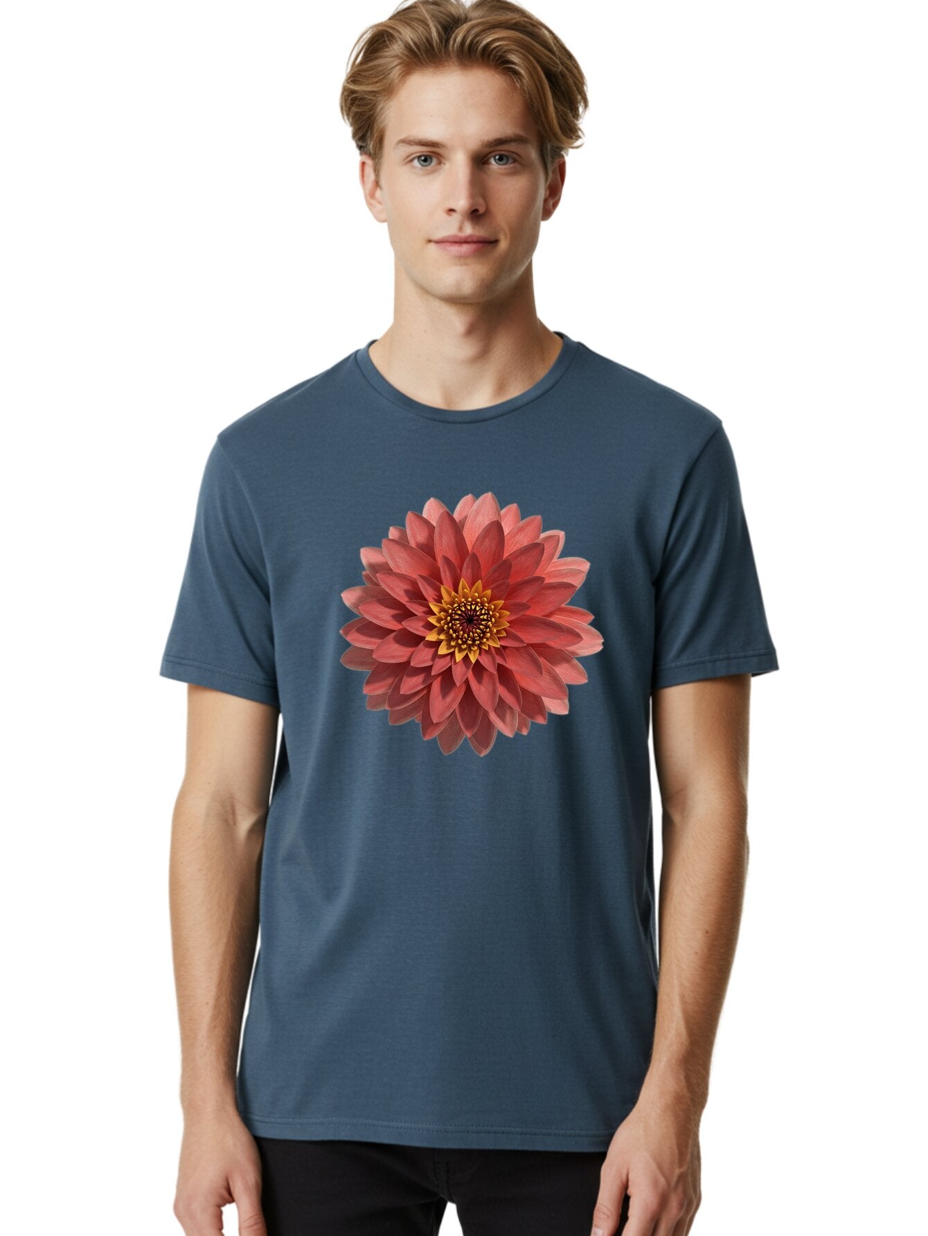 Dahlia Men'S Graphic Tee, 100% Cotton, Comfortable Casual Summer Wear, Machine Washable, Vintage Camera, Old Camera, Antique Camera, Black Camera, Classic Photography, Photography Equipment, Nostalgic Device, Film Camera, Camera Art Baq661 26