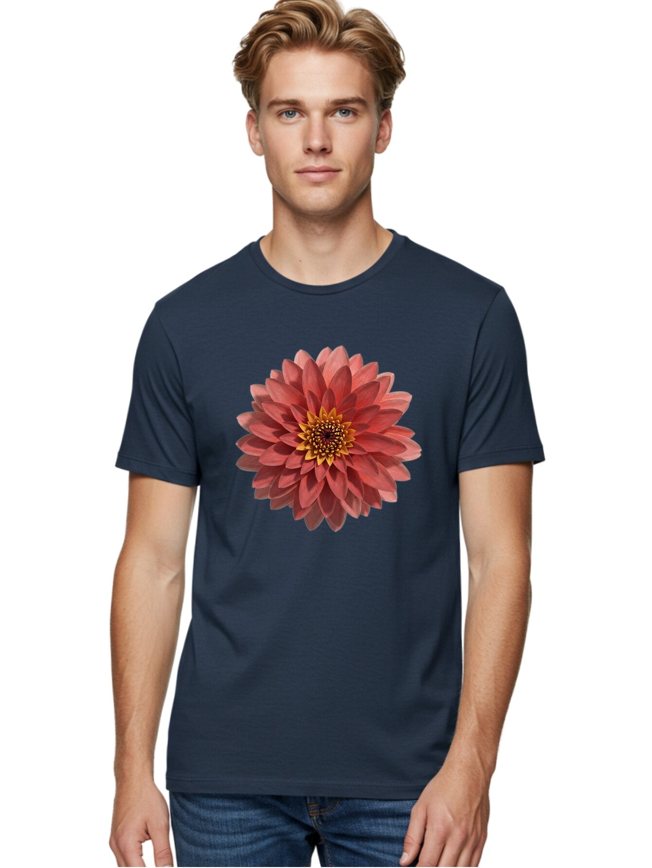 Dahlia Men'S Graphic Tee, 100% Cotton, Comfortable Casual Summer Wear, Machine Washable, Vintage Camera, Old Camera, Antique Camera, Black Camera, Classic Photography, Photography Equipment, Nostalgic Device, Film Camera, Camera Art Baq661 23