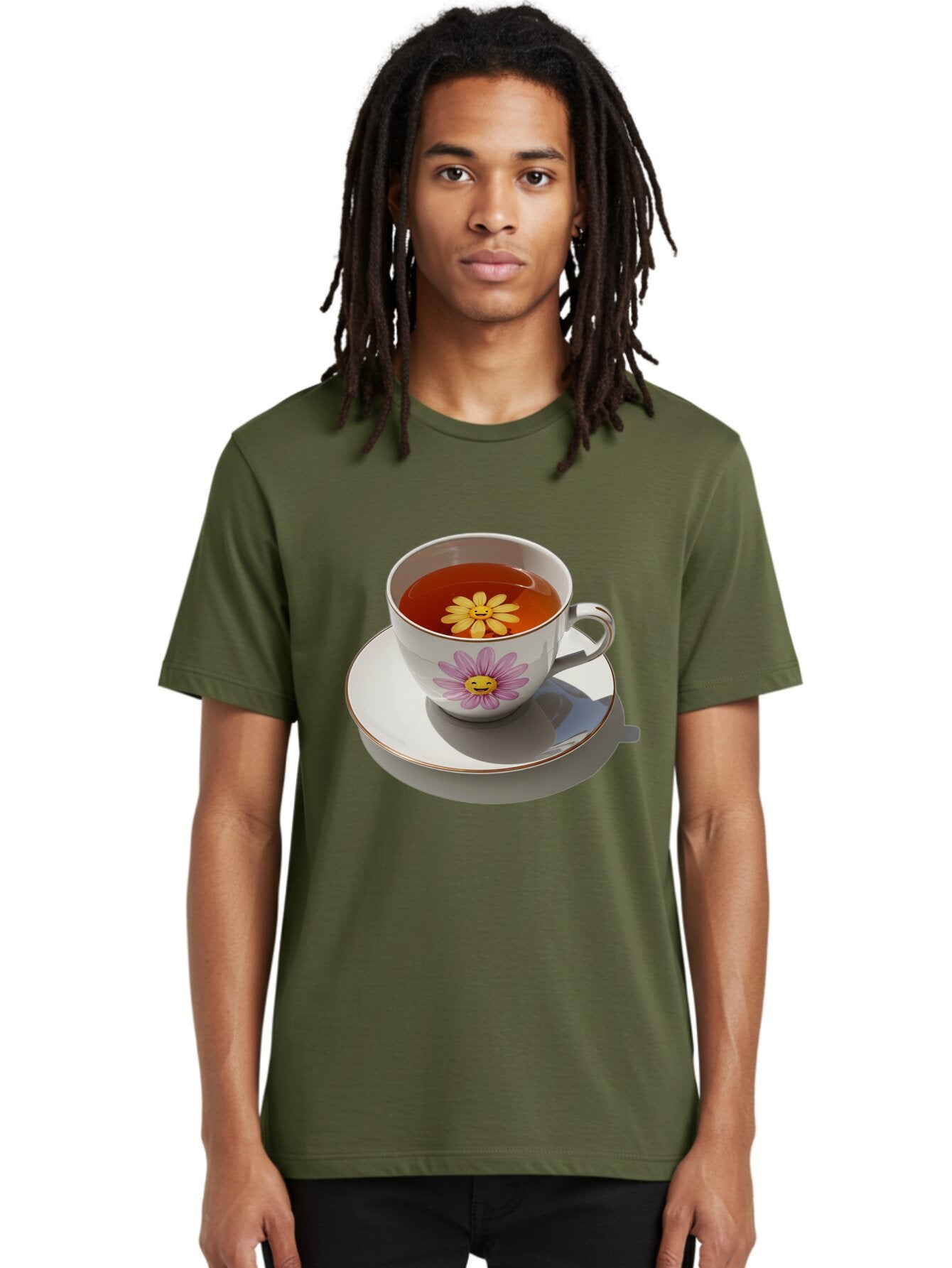 Daisy-Tea-Cup Men'S Graphic Tee, 100% Cotton, Comfortable Casual Summer Wear, Machine Washable, Vintage Camera, Old Camera, Antique Camera, Black Camera, Classic Photography, Photography Equipment, Nostalgic Device, Film Camera, Camera Art Baq662 16