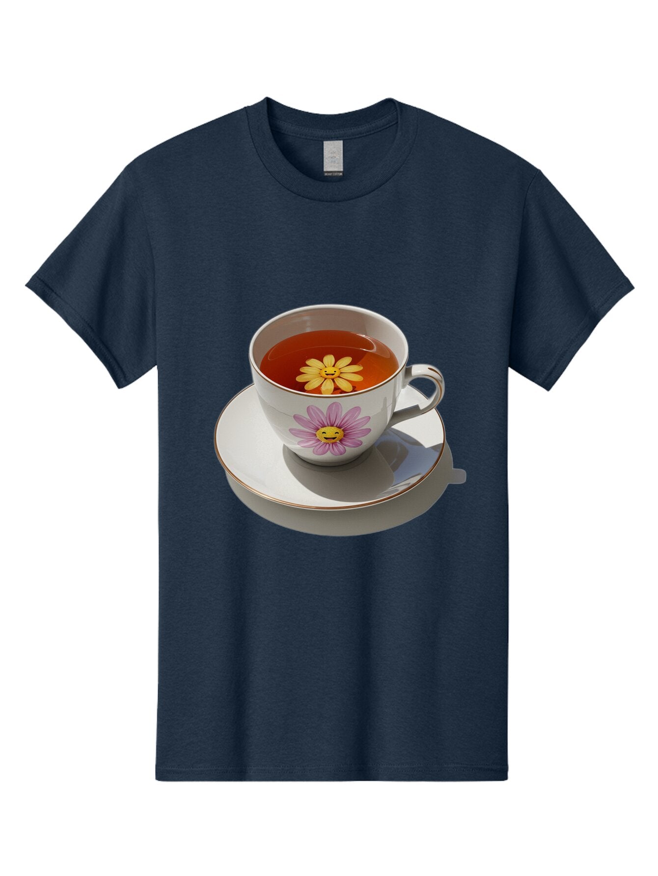 Daisy-Tea-Cup Men'S Graphic Tee, 100% Cotton, Comfortable Casual Summer Wear, Machine Washable, Vintage Camera, Old Camera, Antique Camera, Black Camera, Classic Photography, Photography Equipment, Nostalgic Device, Film Camera, Camera Art Baq662 3