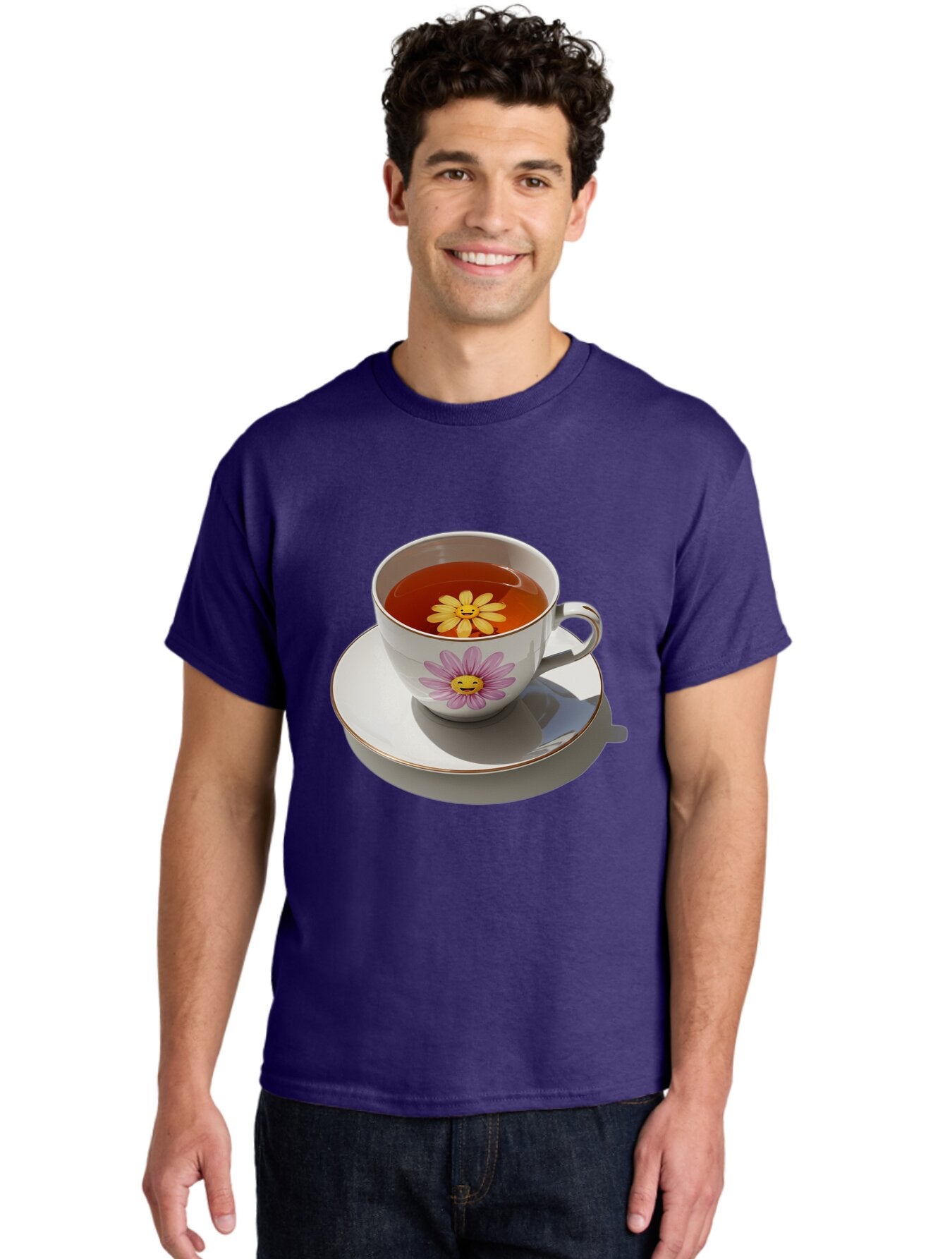 Daisy-Tea-Cup Men'S Graphic Tee, 100% Cotton, Comfortable Casual Summer Wear, Machine Washable, Vintage Camera, Old Camera, Antique Camera, Black Camera, Classic Photography, Photography Equipment, Nostalgic Device, Film Camera, Camera Art Baq662 29