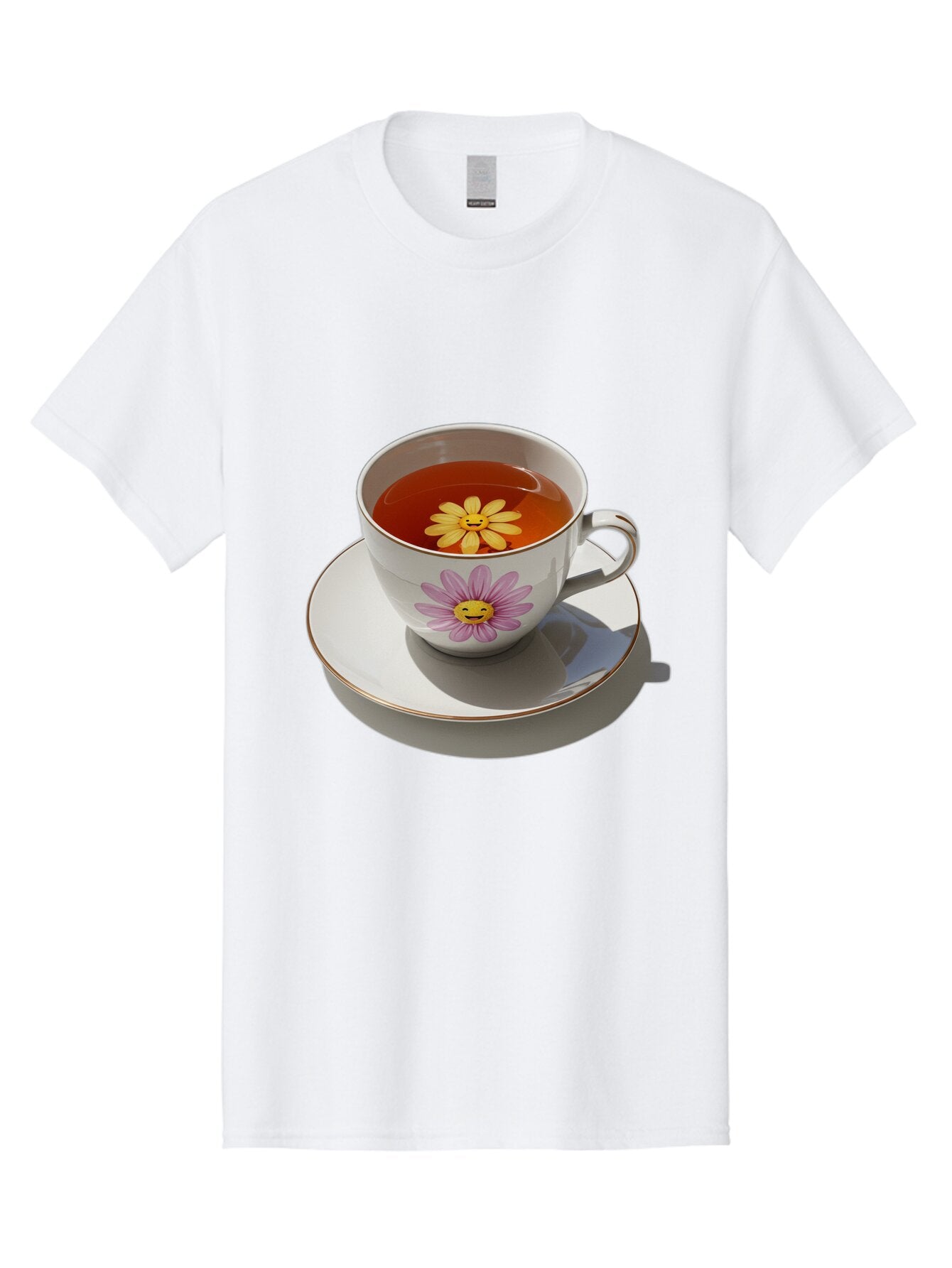 Daisy-Tea-Cup Men'S Graphic Tee, 100% Cotton, Comfortable Casual Summer Wear, Machine Washable, Vintage Camera, Old Camera, Antique Camera, Black Camera, Classic Photography, Photography Equipment, Nostalgic Device, Film Camera, Camera Art Baq662 2