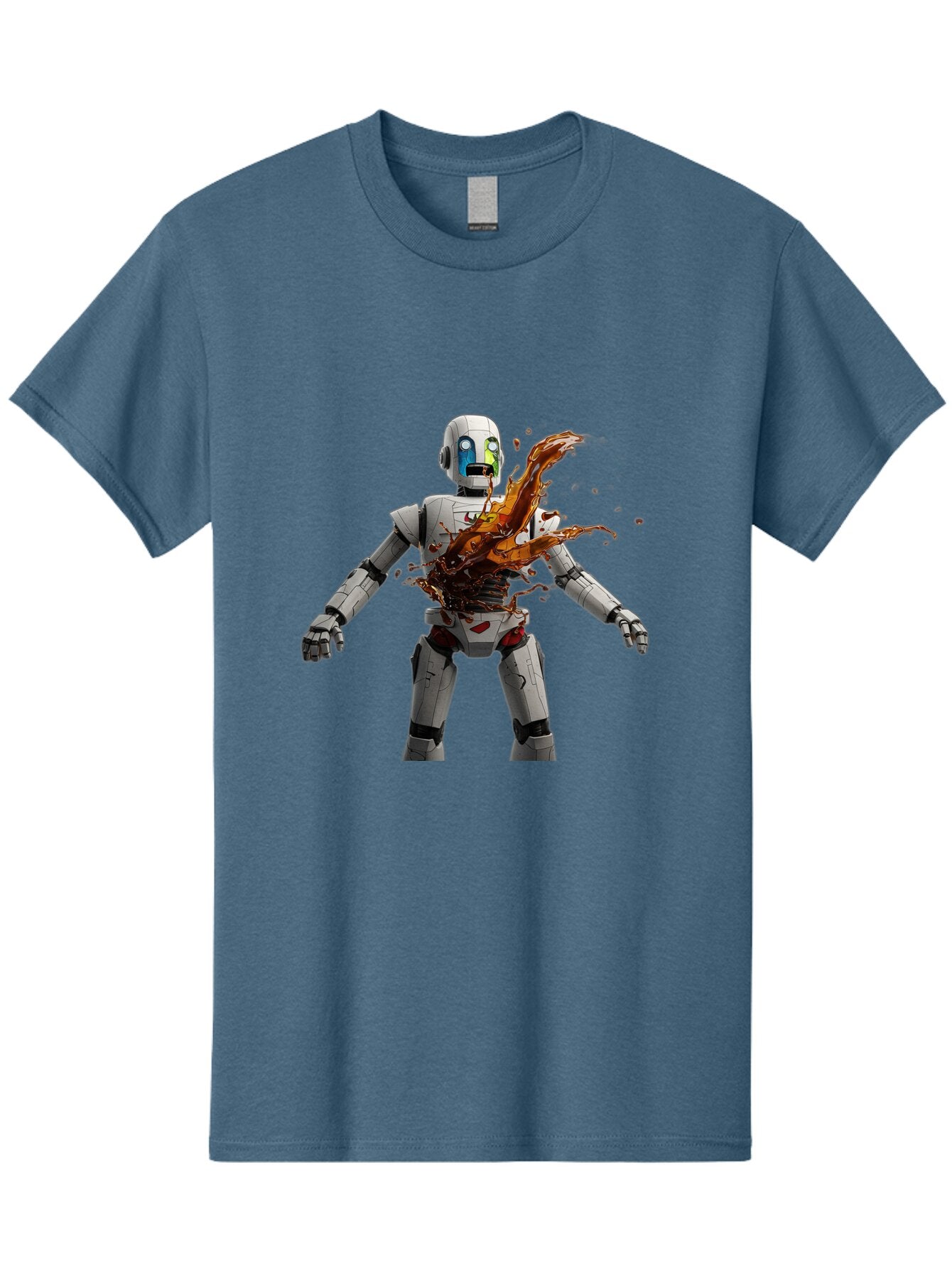 Damaged-Robot Men'S Graphic Tee, 100% Cotton, Comfortable Casual Summer Wear, Machine Washable, Vintage Camera, Old Camera, Antique Camera, Black Camera, Classic Photography, Photography Equipment, Nostalgic Device, Film Camera, Camera Art Baq665 4