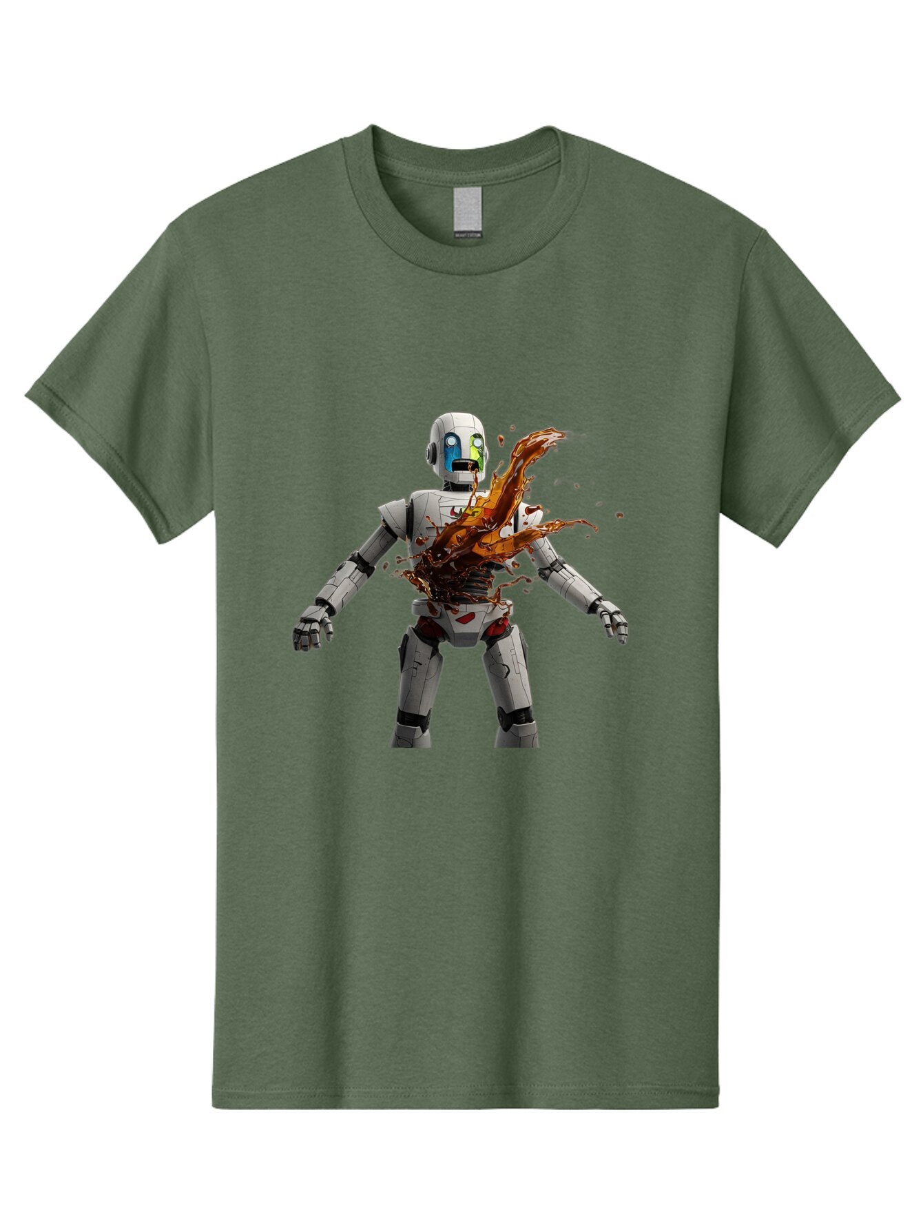 Damaged-Robot Men'S Graphic Tee, 100% Cotton, Comfortable Casual Summer Wear, Machine Washable, Vintage Camera, Old Camera, Antique Camera, Black Camera, Classic Photography, Photography Equipment, Nostalgic Device, Film Camera, Camera Art Baq665 9