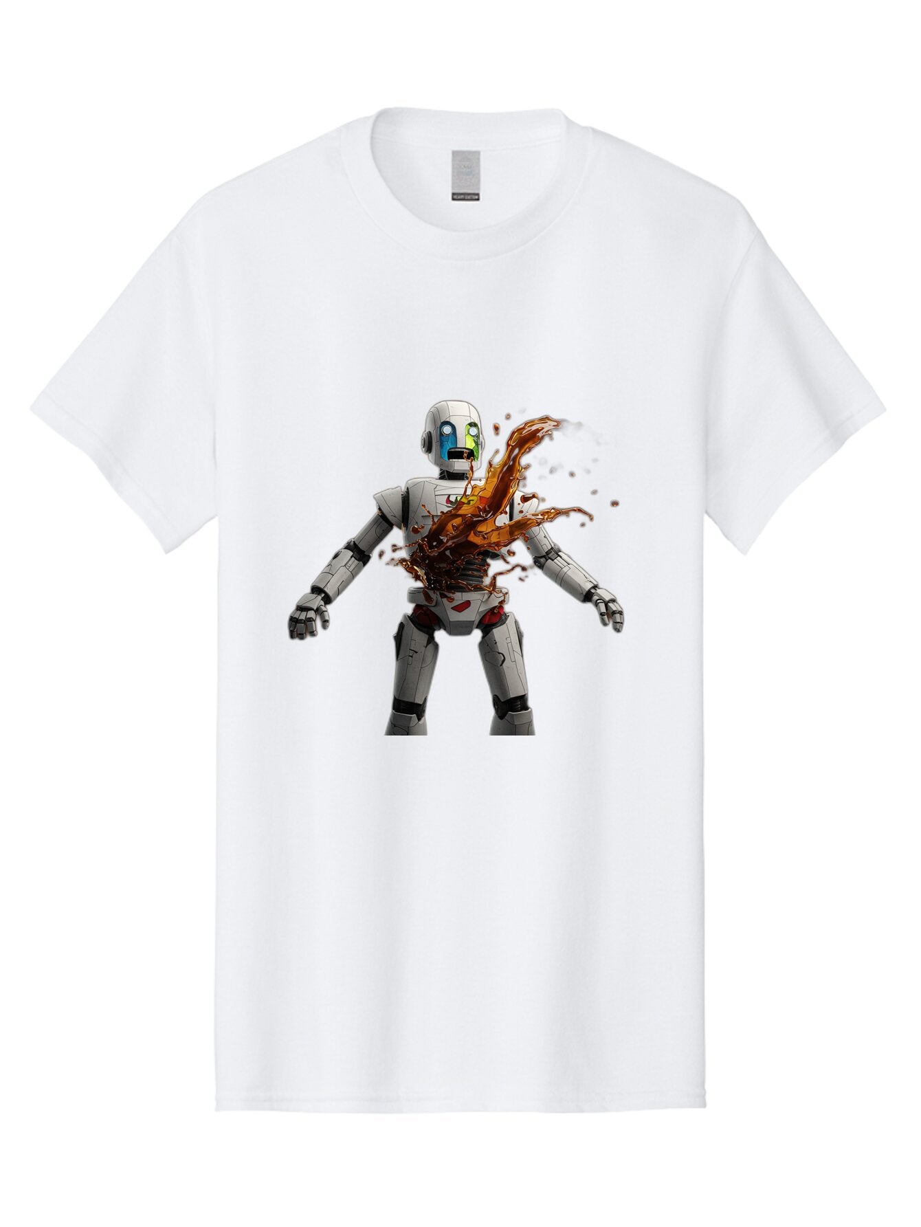 Damaged-Robot Men'S Graphic Tee, 100% Cotton, Comfortable Casual Summer Wear, Machine Washable, Vintage Camera, Old Camera, Antique Camera, Black Camera, Classic Photography, Photography Equipment, Nostalgic Device, Film Camera, Camera Art Baq665 5