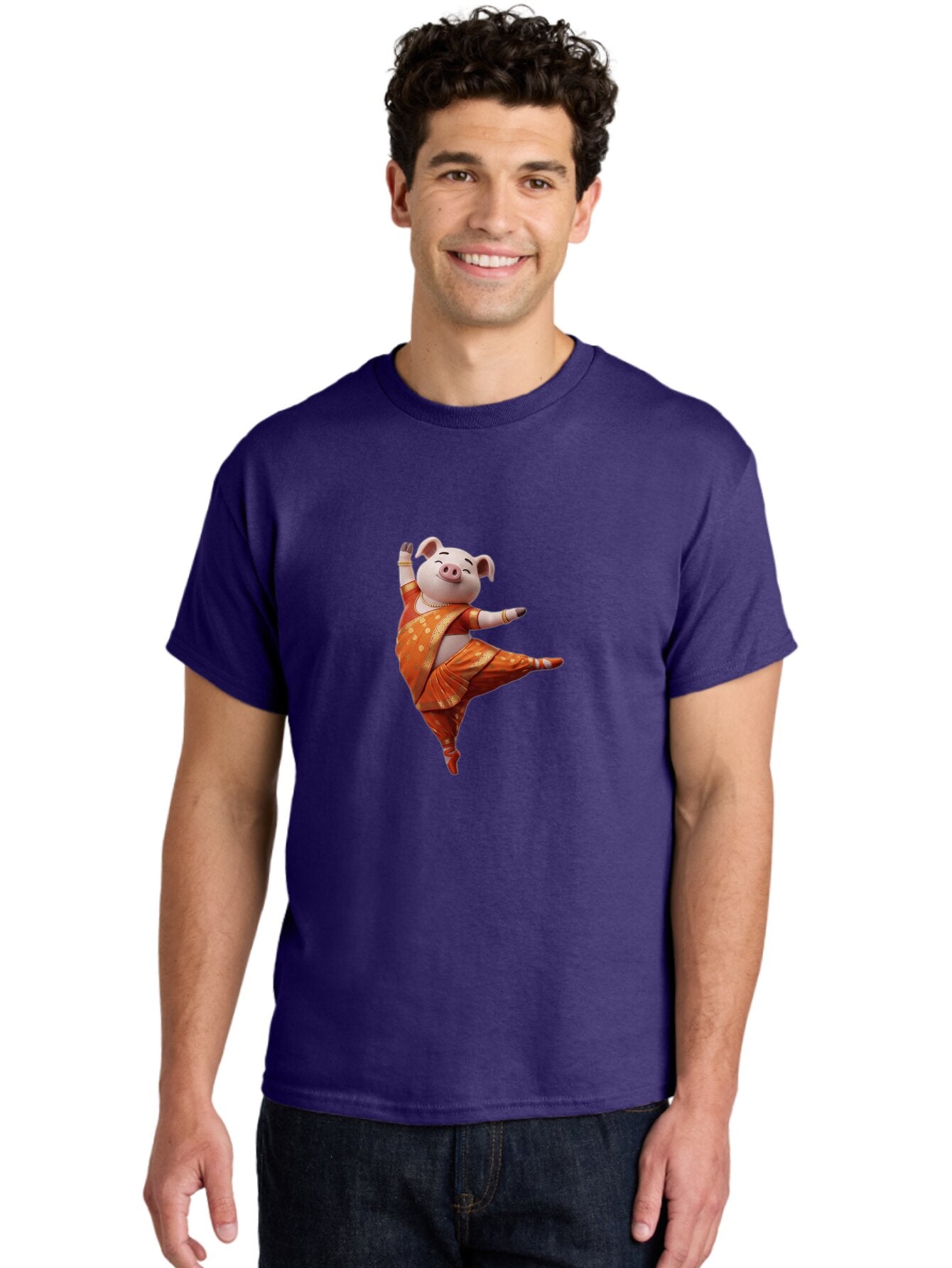 Dancing-Pig-3 Men'S Graphic Tee, 100% Cotton, Comfortable Casual Summer Wear, Machine Washable, Vintage Camera, Old Camera, Antique Camera, Black Camera, Classic Photography, Photography Equipment, Nostalgic Device, Film Camera, Camera Art Baq671 21