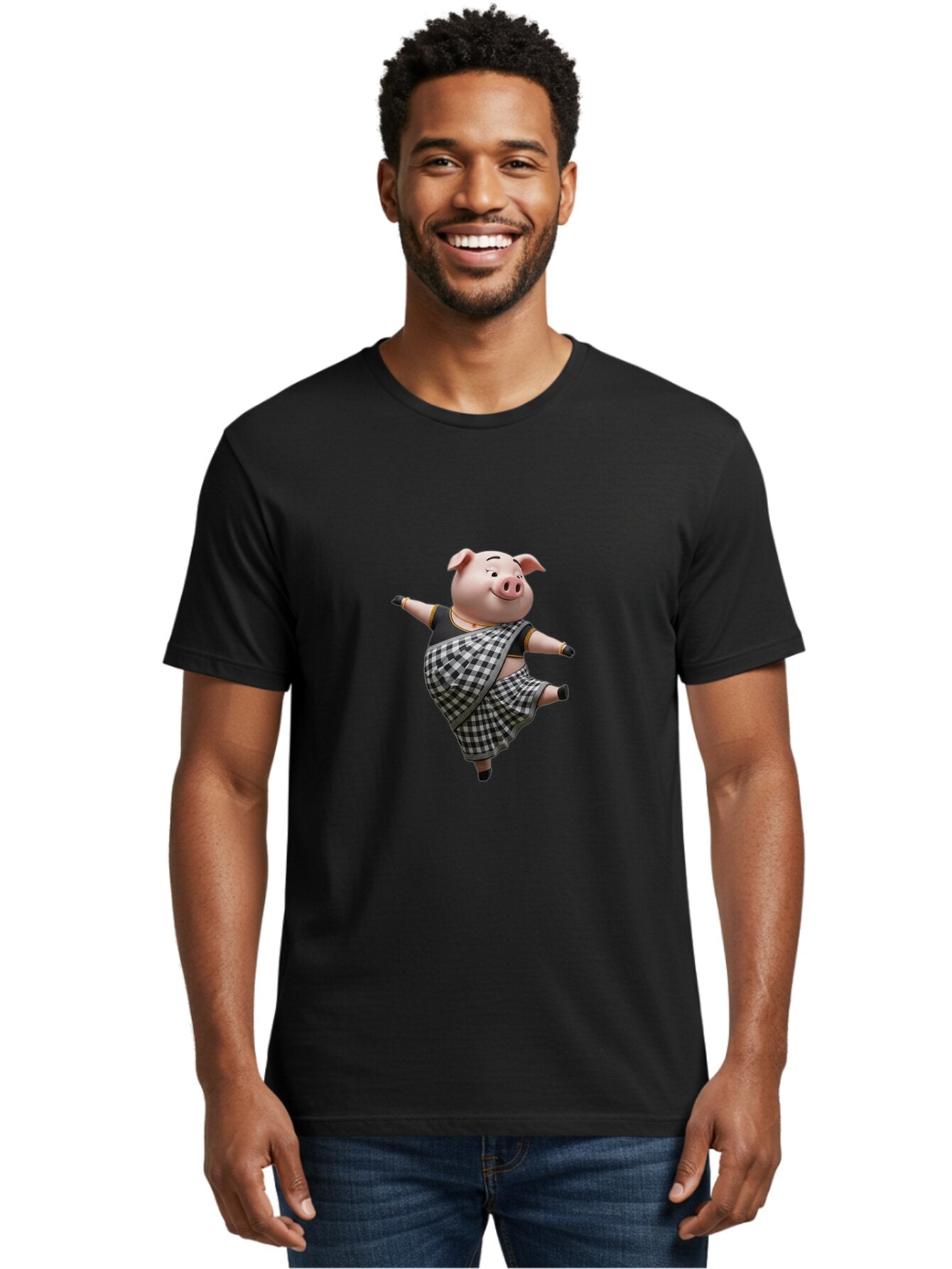 Dancing-Pig-5 Men'S Graphic Tee, 100% Cotton, Comfortable Casual Summer Wear, Machine Washable, Vintage Camera, Old Camera, Antique Camera, Black Camera, Classic Photography, Photography Equipment, Nostalgic Device, Film Camera, Camera Art Baq673 17