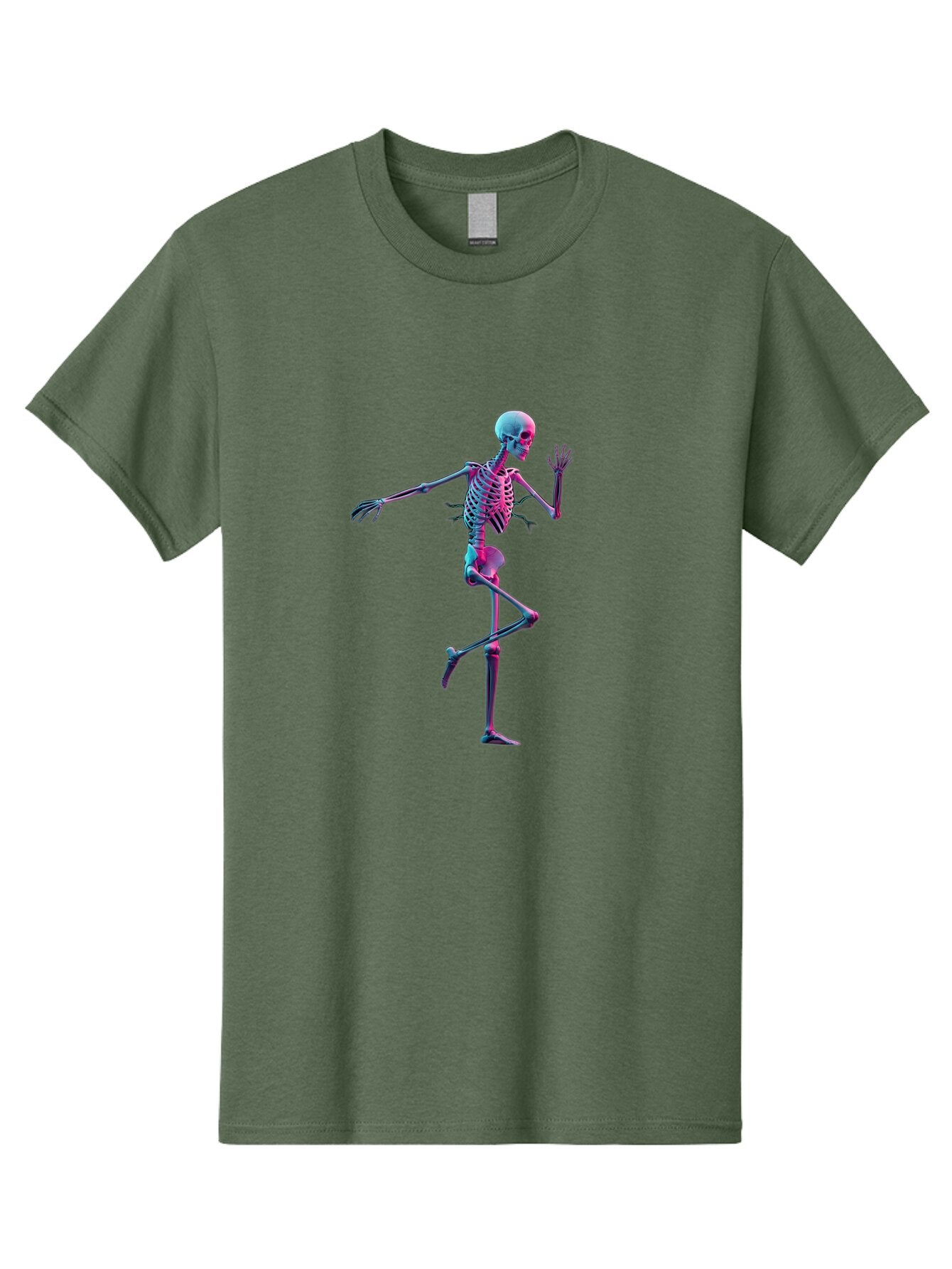 Dancing-Skeleton Men'S Graphic Tee, 100% Cotton, Comfortable Casual Summer Wear, Machine Washable, Vintage Camera, Old Camera, Antique Camera, Black Camera, Classic Photography, Photography Equipment, Nostalgic Device, Film Camera, Camera Art Baq676 1