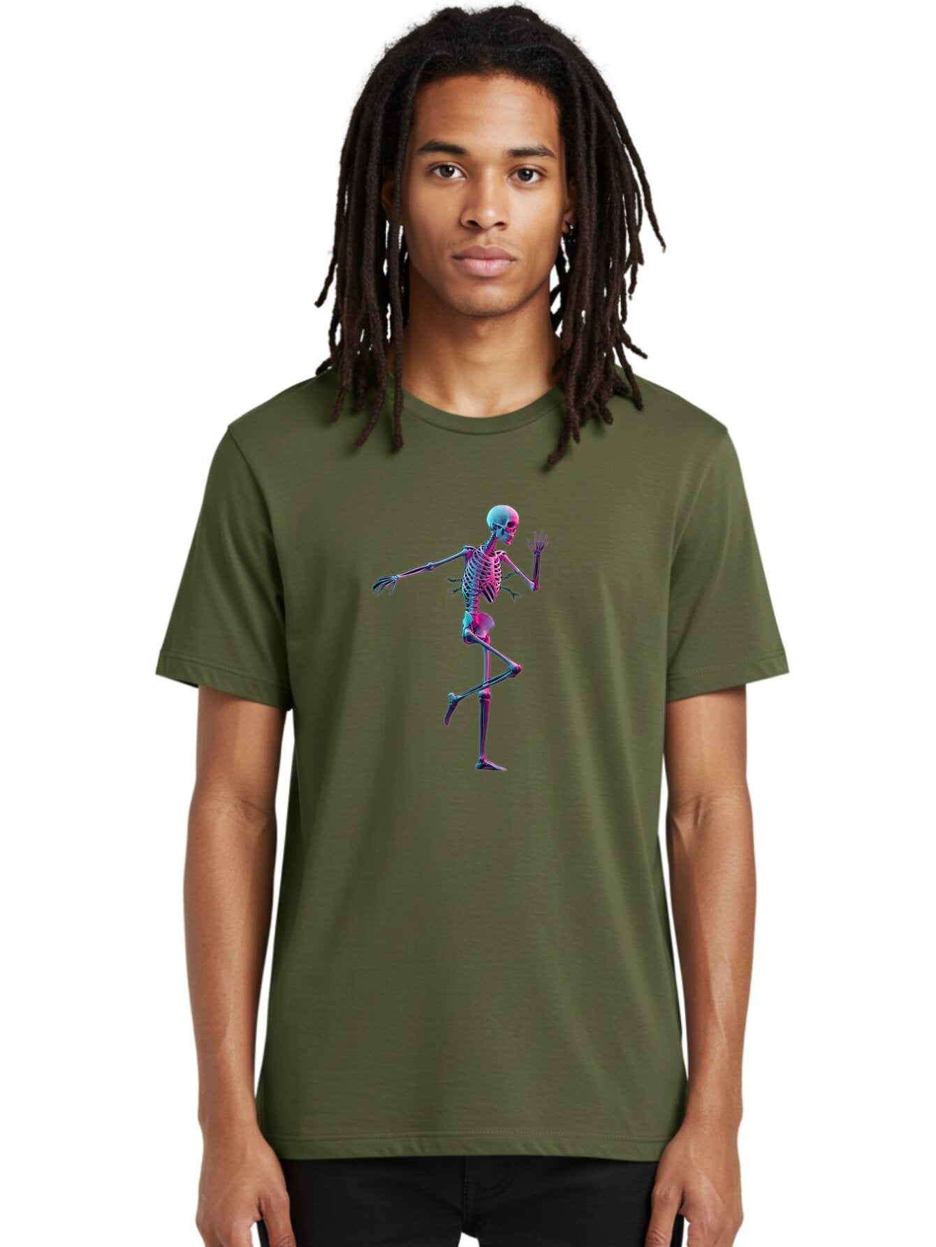 Dancing-Skeleton Men'S Graphic Tee, 100% Cotton, Comfortable Casual Summer Wear, Machine Washable, Vintage Camera, Old Camera, Antique Camera, Black Camera, Classic Photography, Photography Equipment, Nostalgic Device, Film Camera, Camera Art Baq676 19