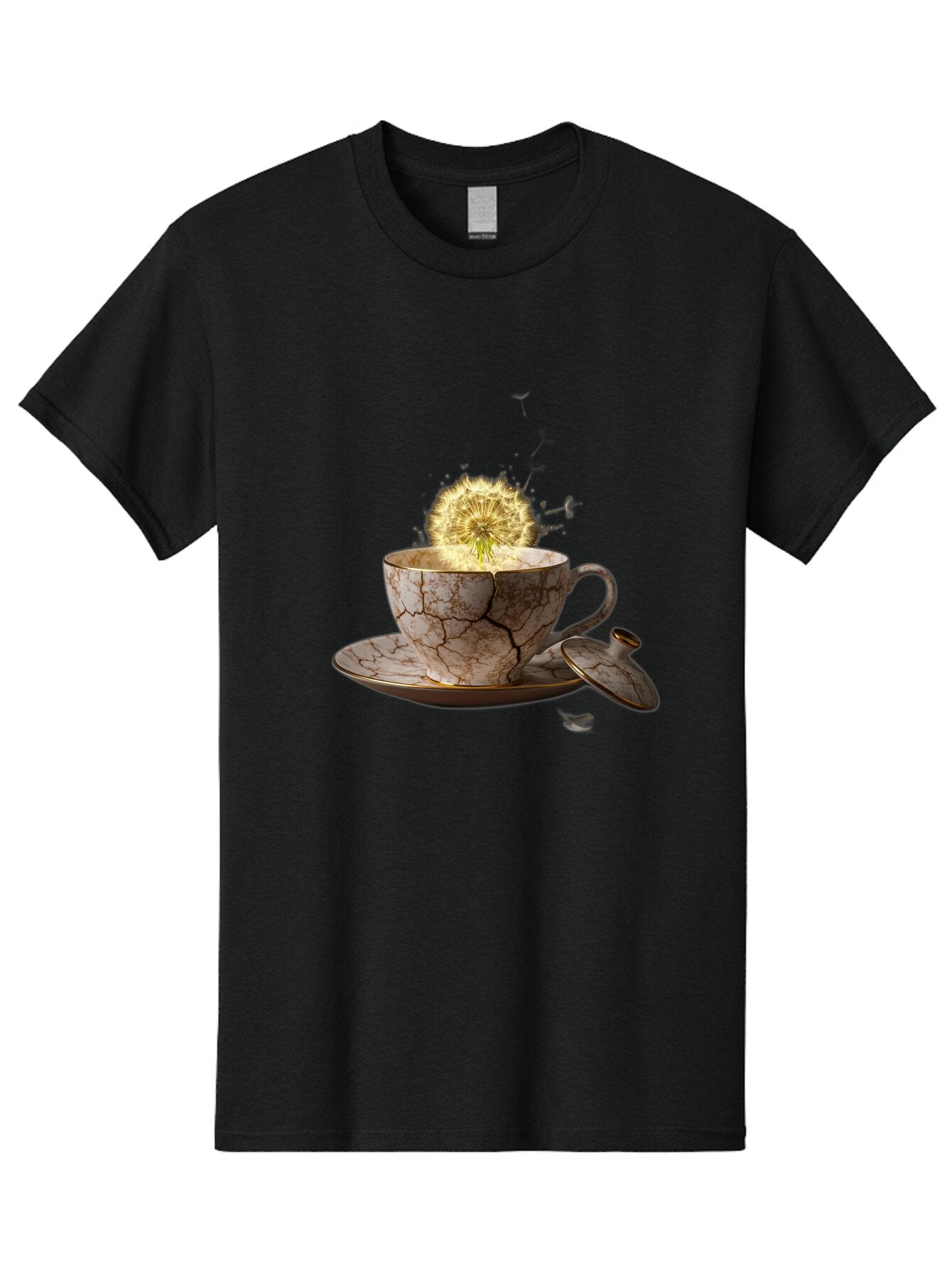 Dandelion-Explosion Men'S Graphic Tee, 100% Cotton, Comfortable Casual Summer Wear, Machine Washable, Vintage Camera, Old Camera, Antique Camera, Black Camera, Classic Photography, Photography Equipment, Nostalgic Device, Film Camera, Baq678 6