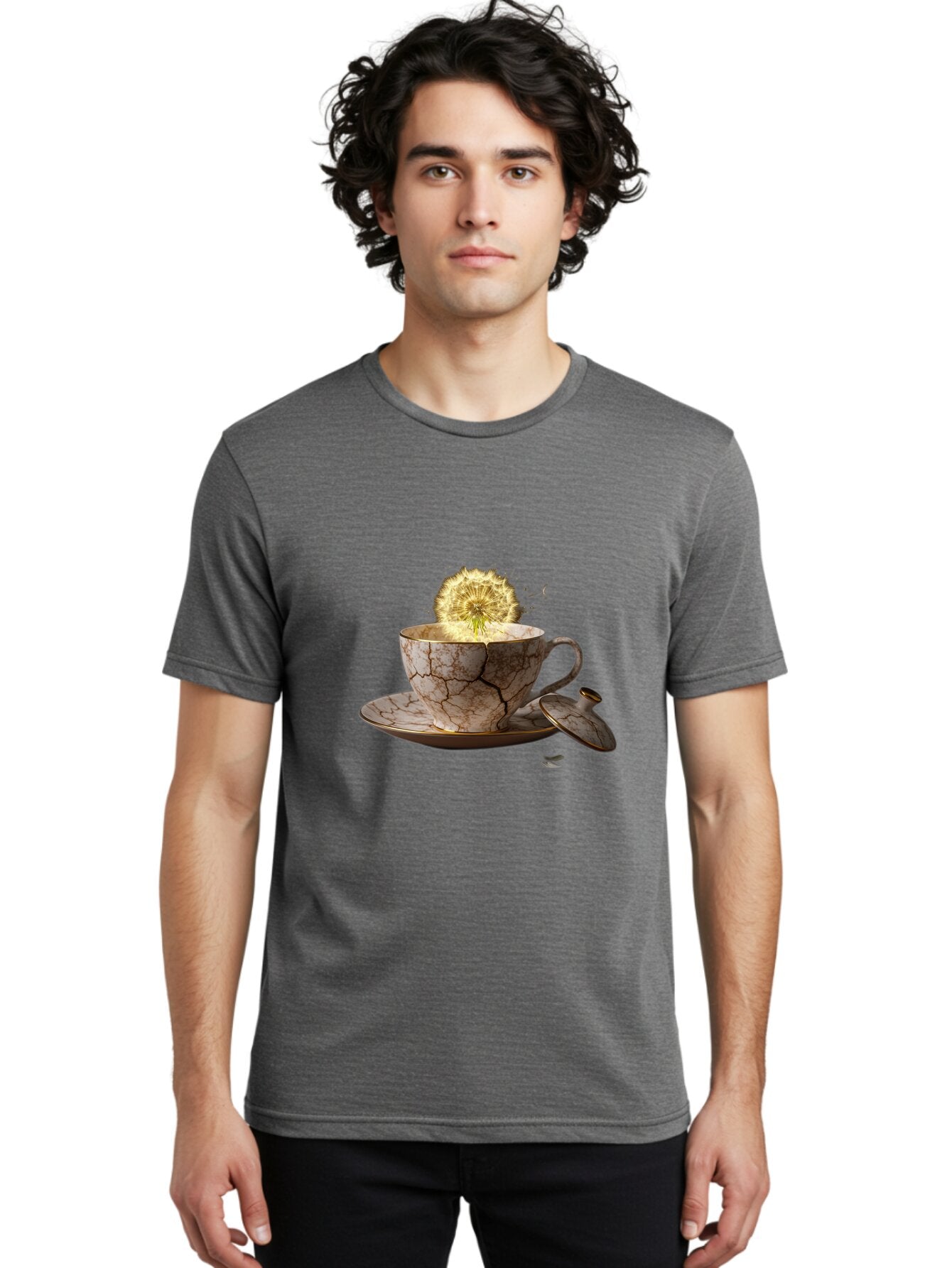 Dandelion-Explosion Men'S Graphic Tee, 100% Cotton, Comfortable Casual Summer Wear, Machine Washable, Vintage Camera, Old Camera, Antique Camera, Black Camera, Classic Photography, Photography Equipment, Nostalgic Device, Film Camera, Baq678 26
