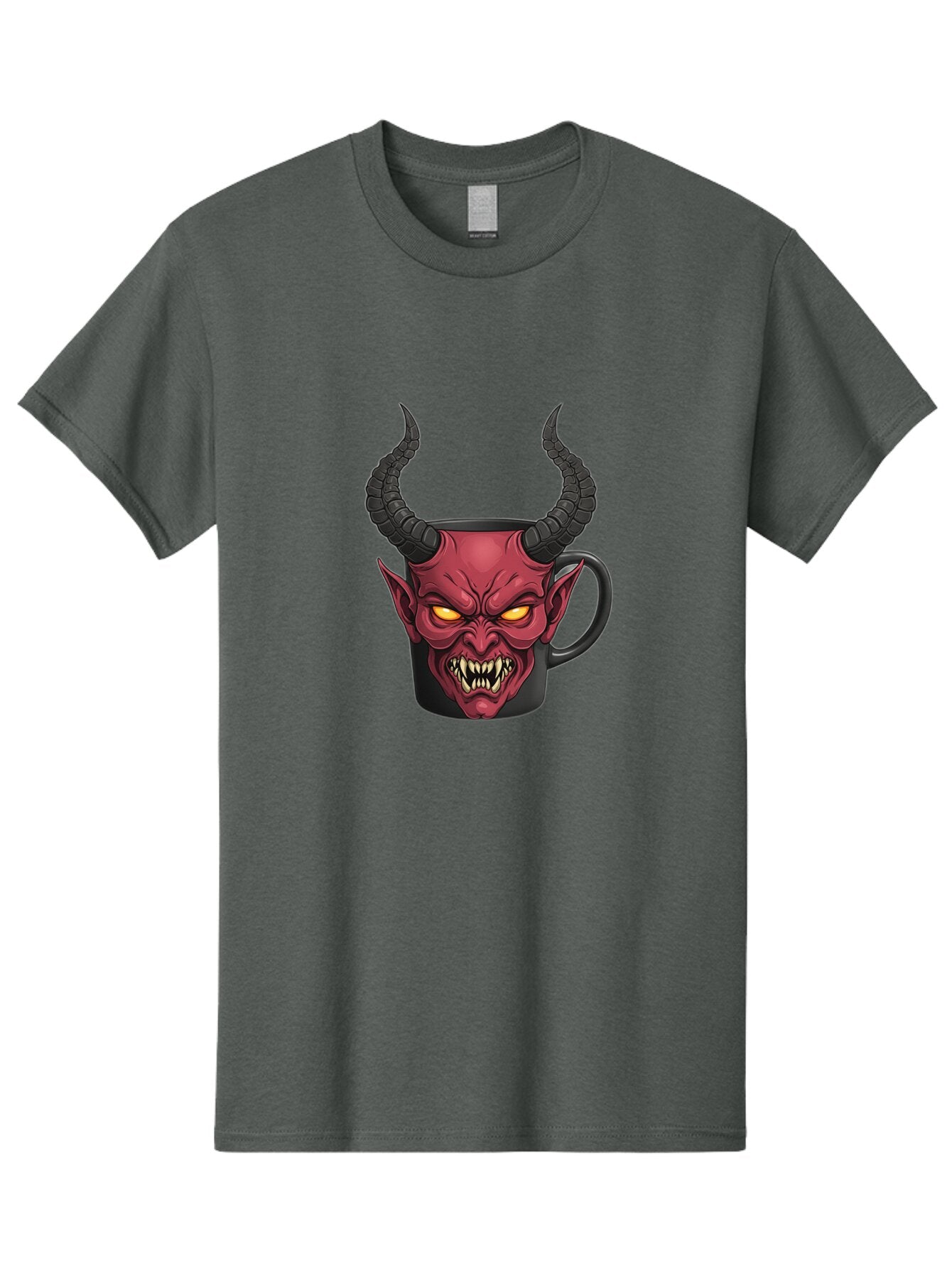 Demonic-Coffee-Mug Men'S Graphic Tee, 100% Cotton, Comfortable Casual Summer Wear, Machine Washable, Vintage Camera, Old Camera, Antique Camera, Black Camera, Classic Photography, Photography Equipment, Nostalgic Device, Film Camera, Baq681 5