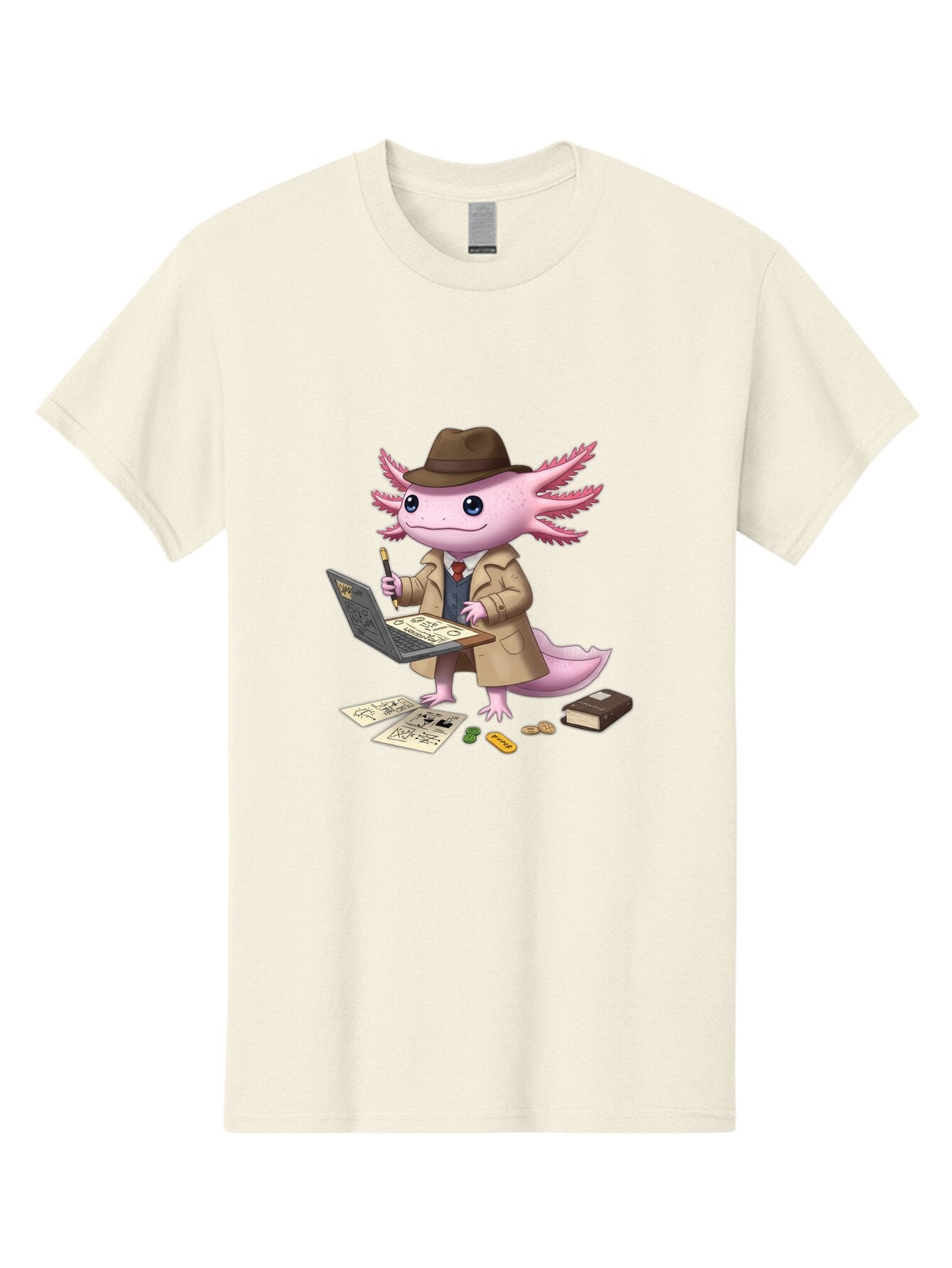 Detective-Axolotl Men'S Graphic Tee, 100% Cotton, Comfortable Casual Summer Wear, Machine Washable, Vintage Camera, Old Camera, Antique Camera, Black Camera, Classic Photography, Photography Equipment, Nostalgic Device, Film Camera, Camera Art Baq682 15