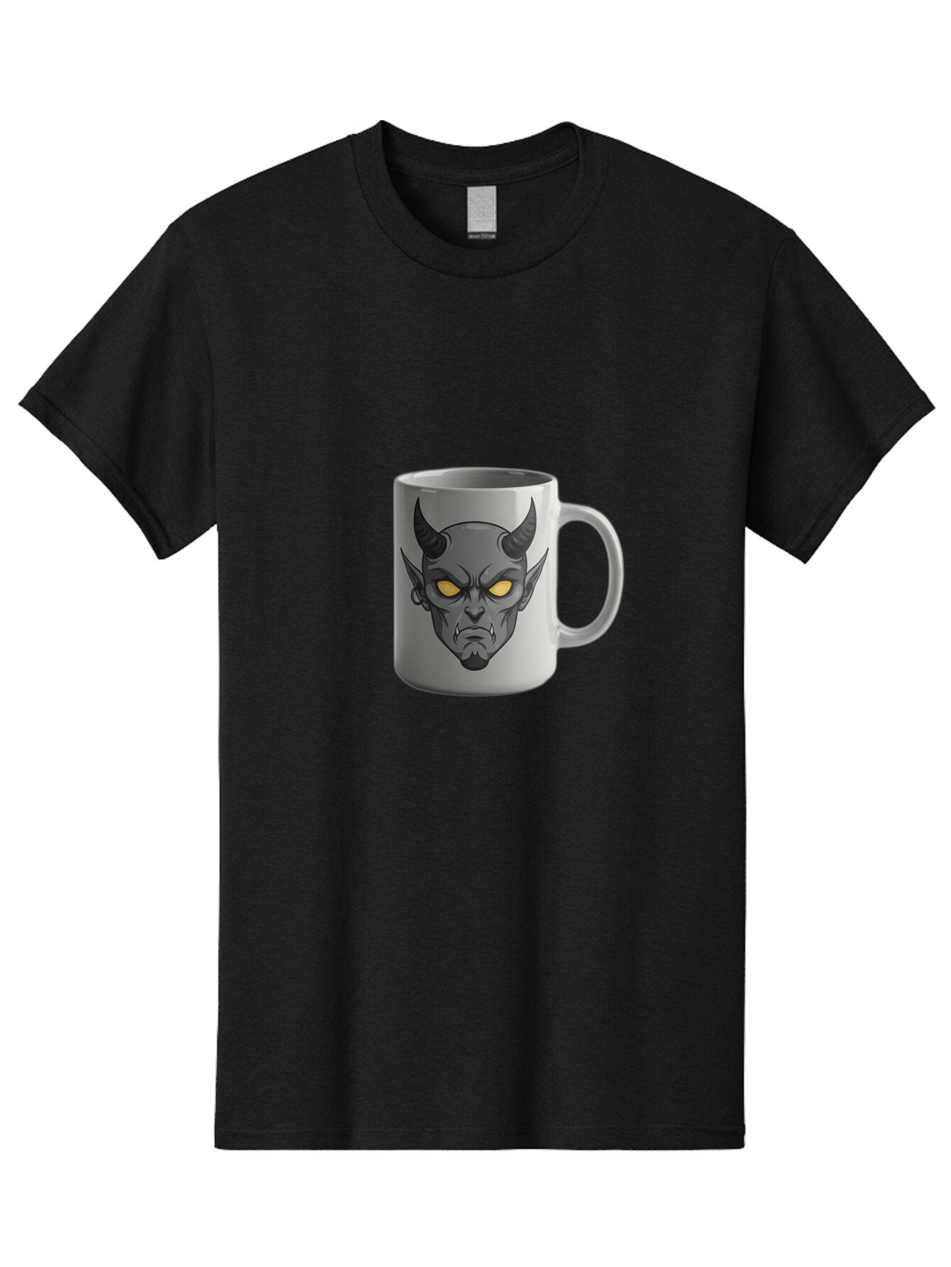 Devil-Mug-1 Men'S Graphic Tee, 100% Cotton, Comfortable Casual Summer Wear, Machine Washable, Vintage Camera, Old Camera, Antique Camera, Black Camera, Classic Photography, Photography Equipment, Nostalgic Device, Film Camera, Camera Art Baq683 15